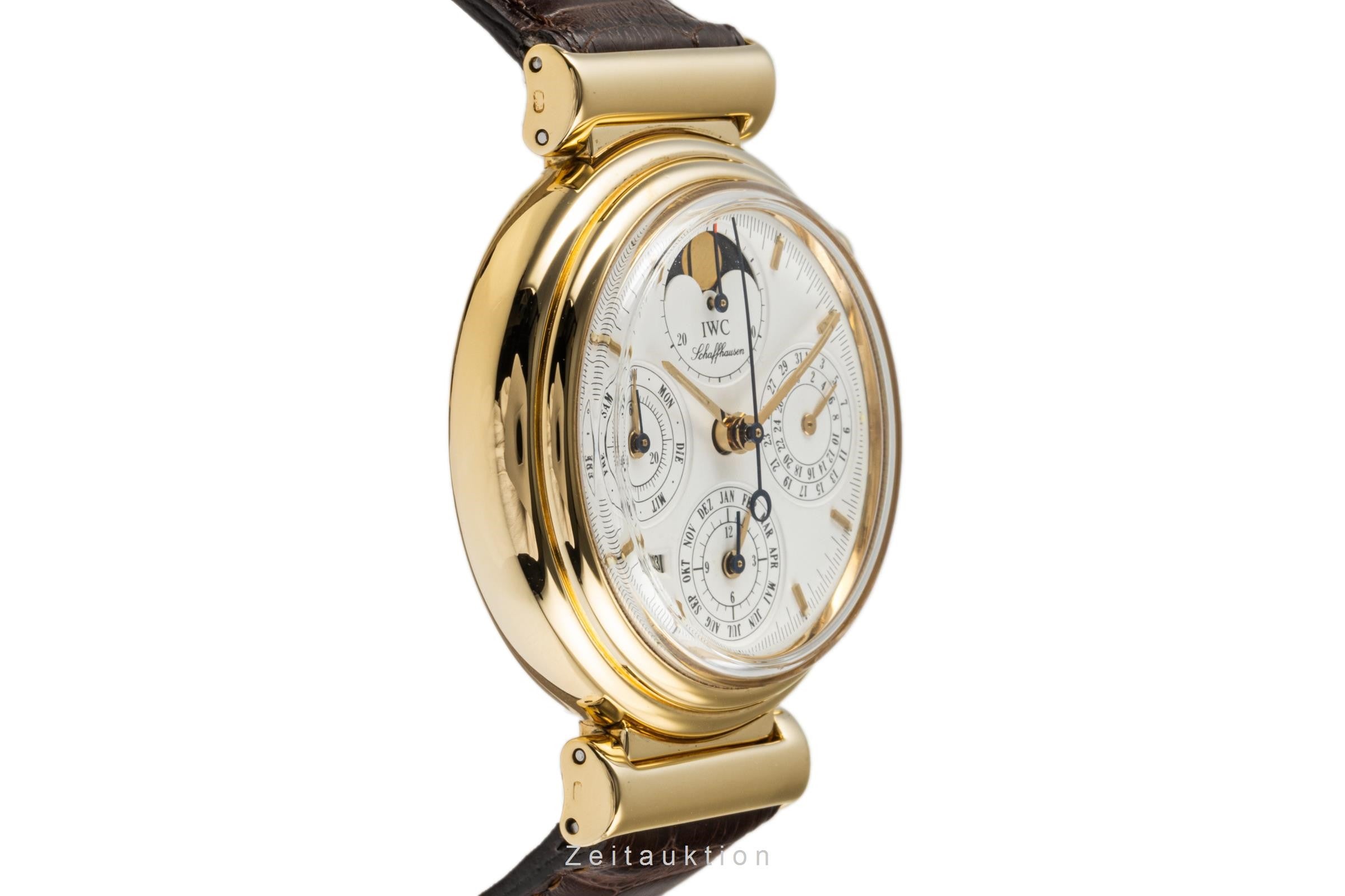 IWC Da Vinci chronograph 18 ct gold automatic men's watch 3750 VP: 41500EUR  [2300006]