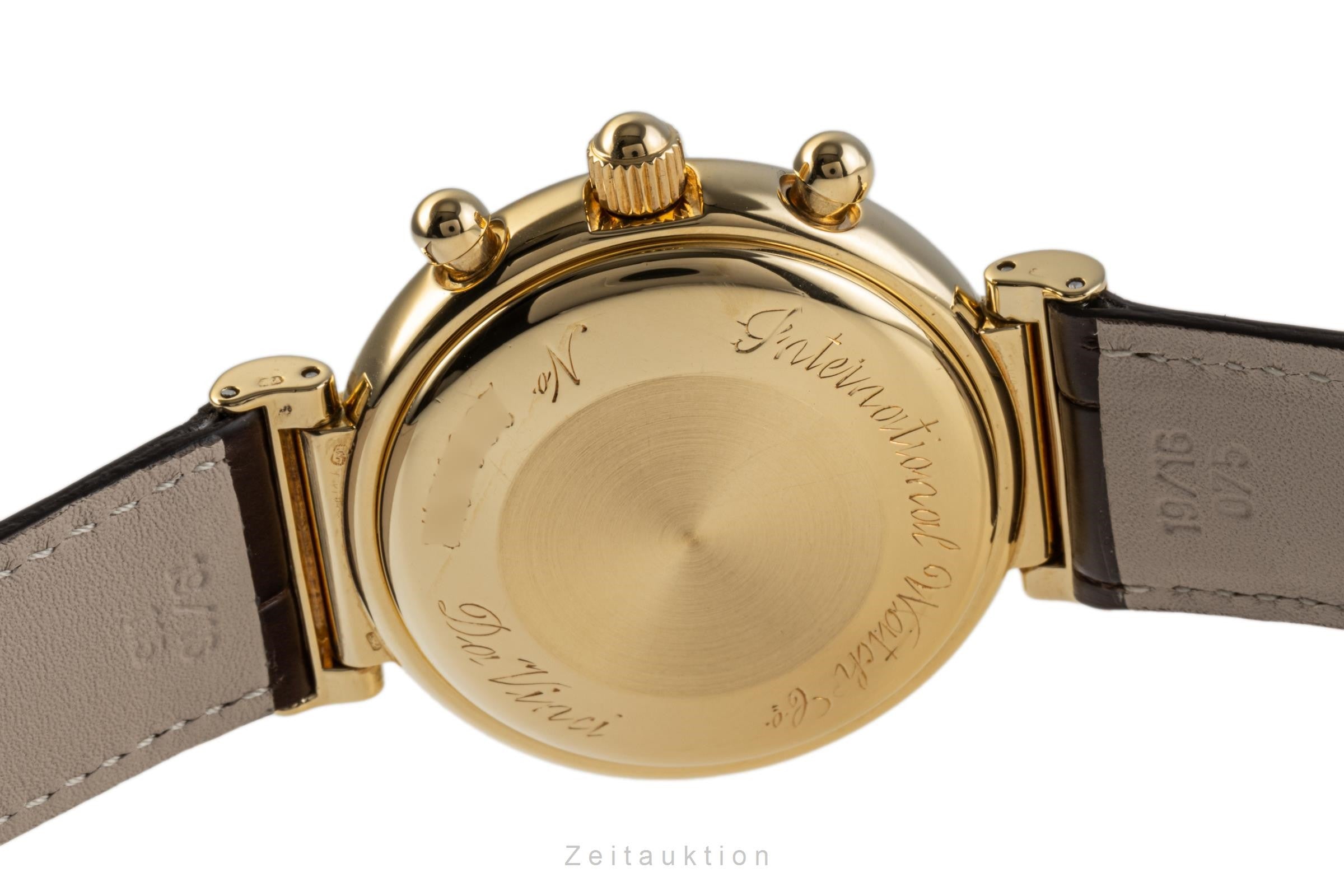 IWC Da Vinci chronograph 18 ct gold automatic men's watch 3750 VP: 41500EUR  [2300006]