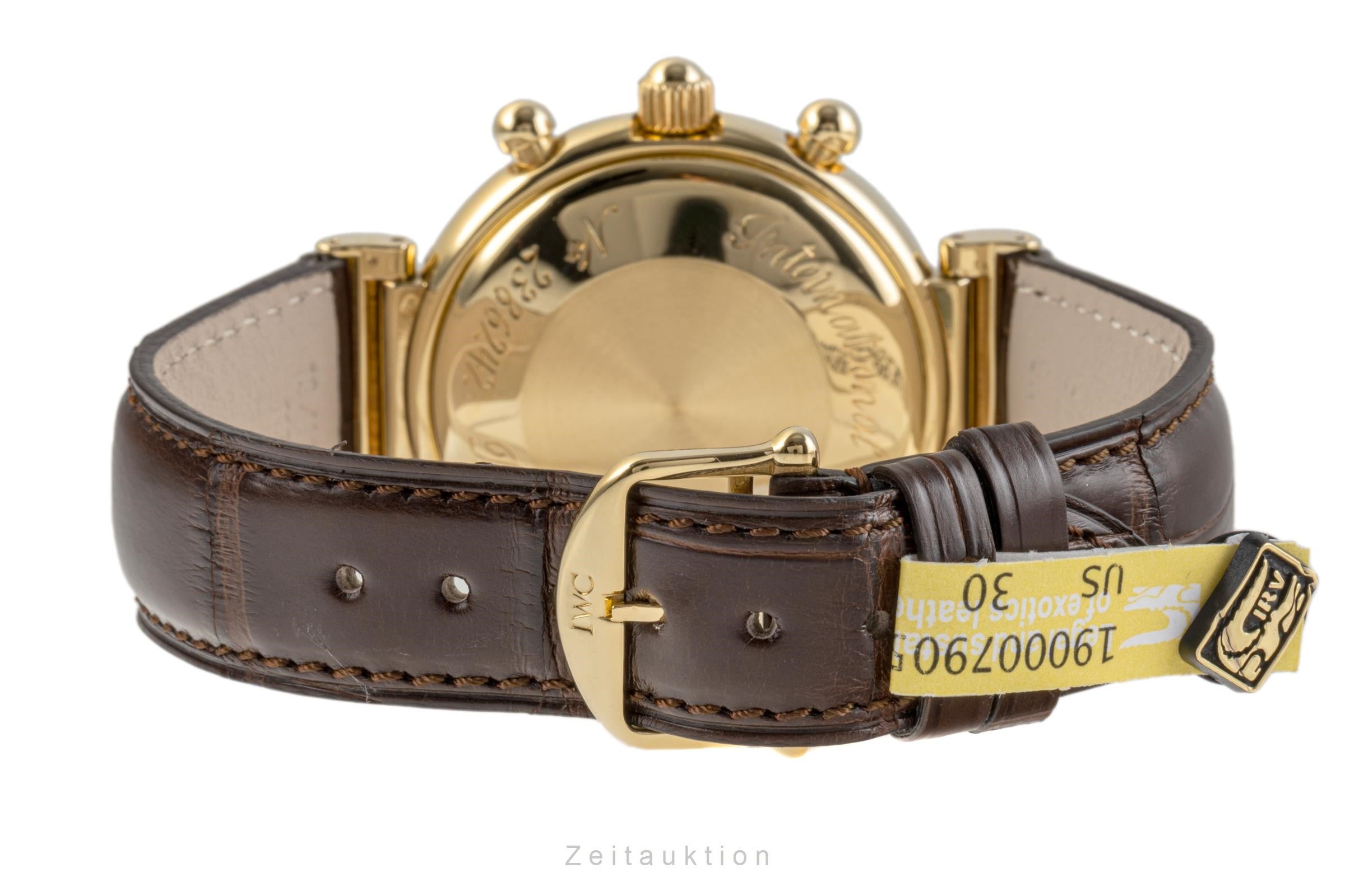 IWC Da Vinci chronograph 18 ct gold automatic men's watch 3750 VP: 41500EUR  [2300006]