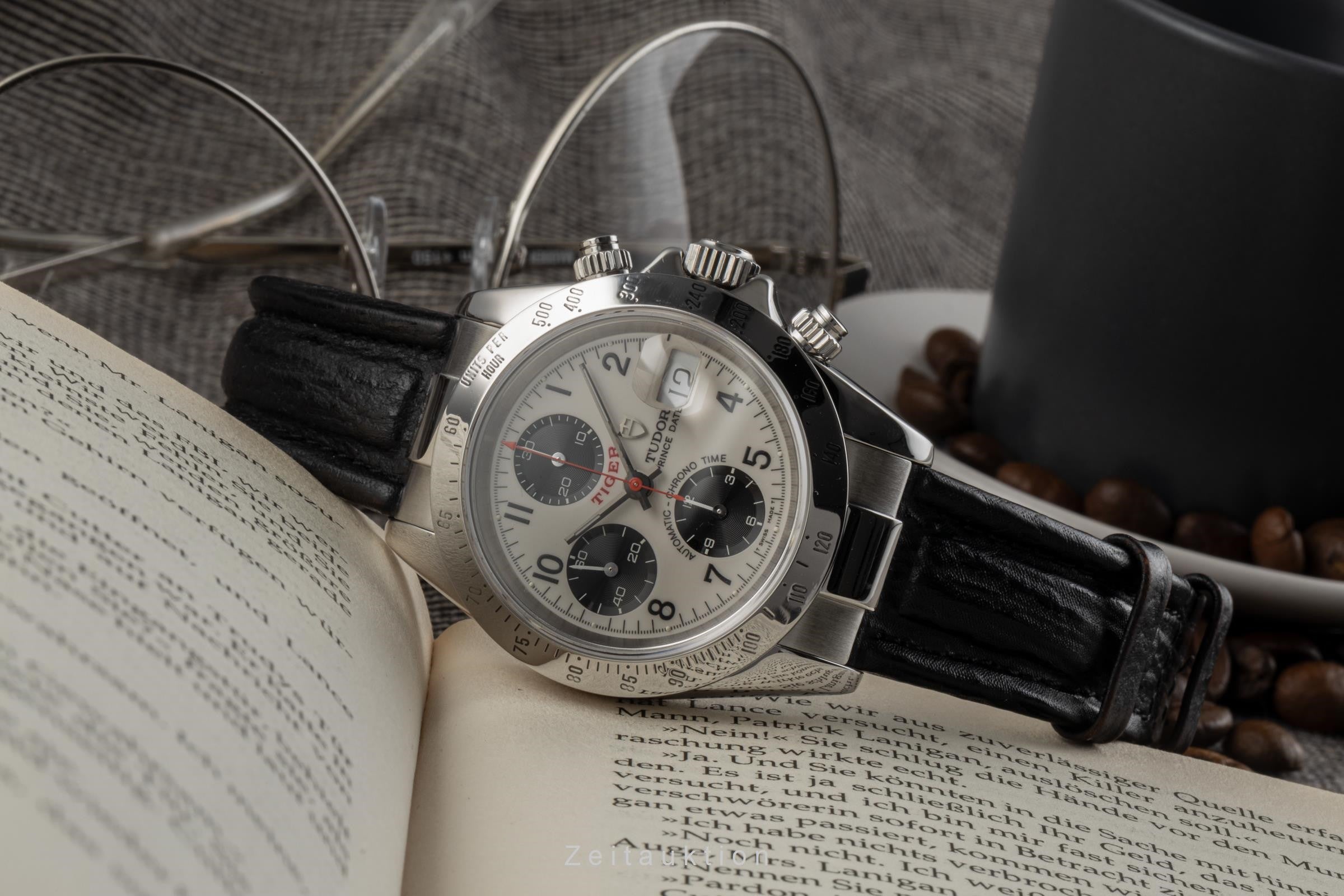 Tudor Prince Date chronograph steel automatic men's watch 79280P  [2300013]