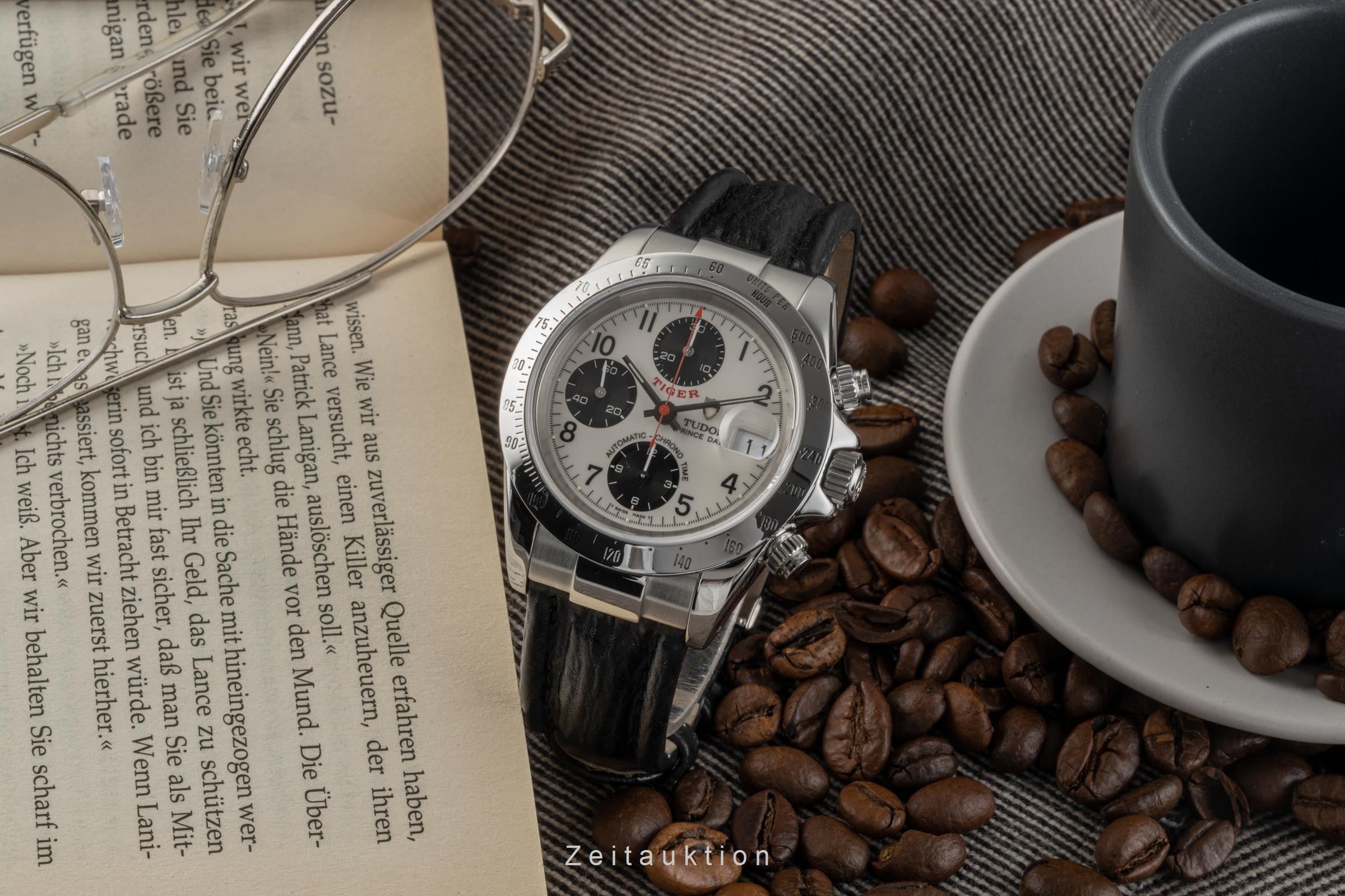 Tudor Prince Date chronograph steel automatic men's watch 79280P  [2300013]