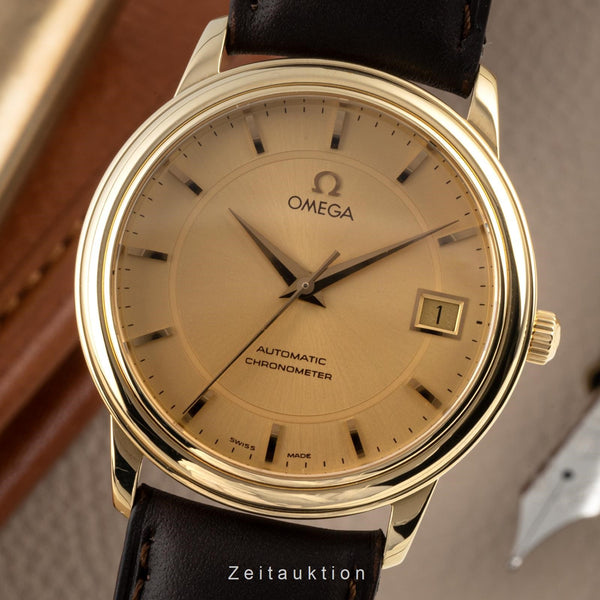 Omega De Ville 18 ct gold automatic men's watch 166.1050,168.1050, 366.1050, 4600.11.02  LP: 13400EUR  [2300073]