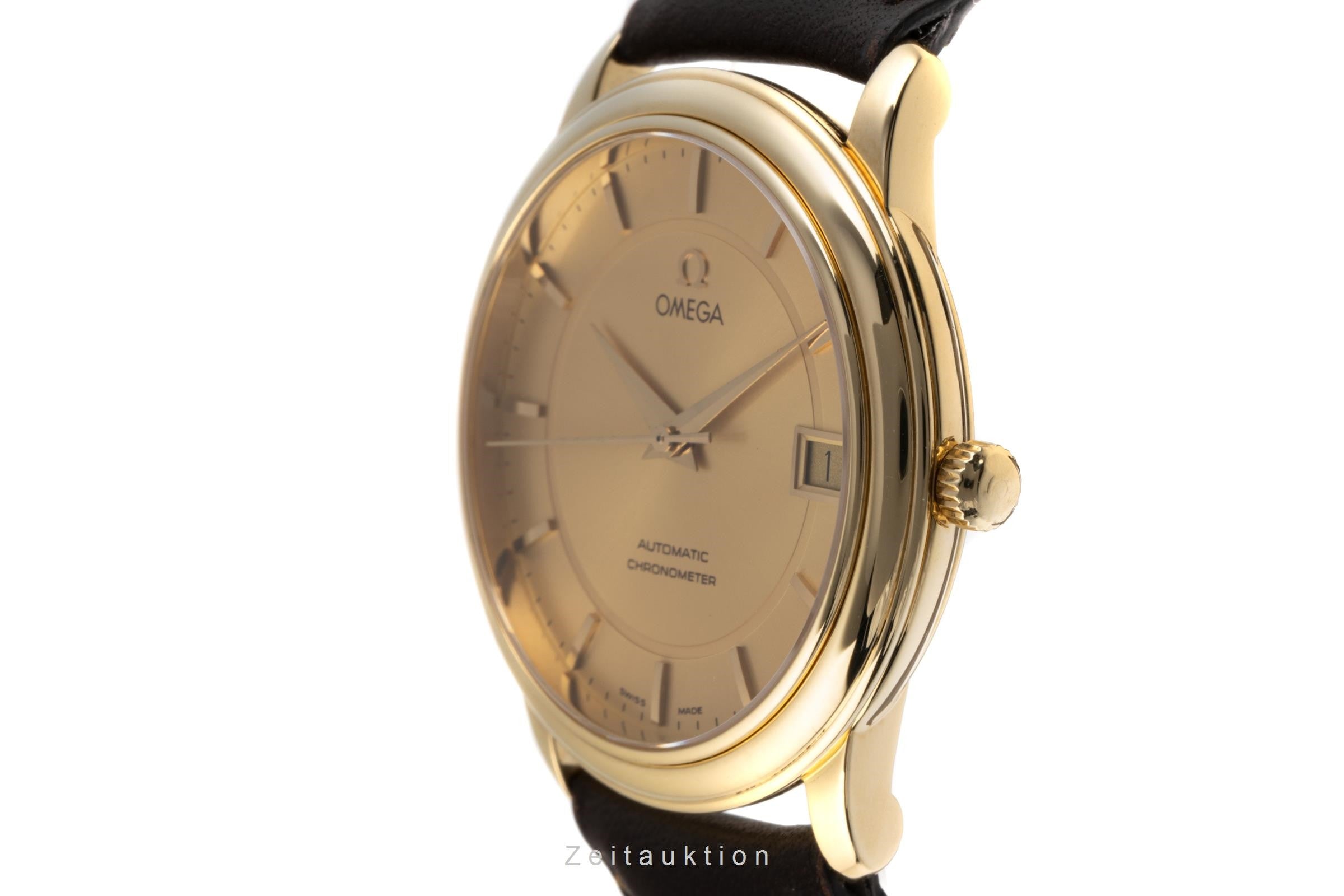Omega De Ville 18 ct gold automatic men's watch 166.1050,168.1050, 366.1050, 4600.11.02  LP: 13400EUR  [2300073]