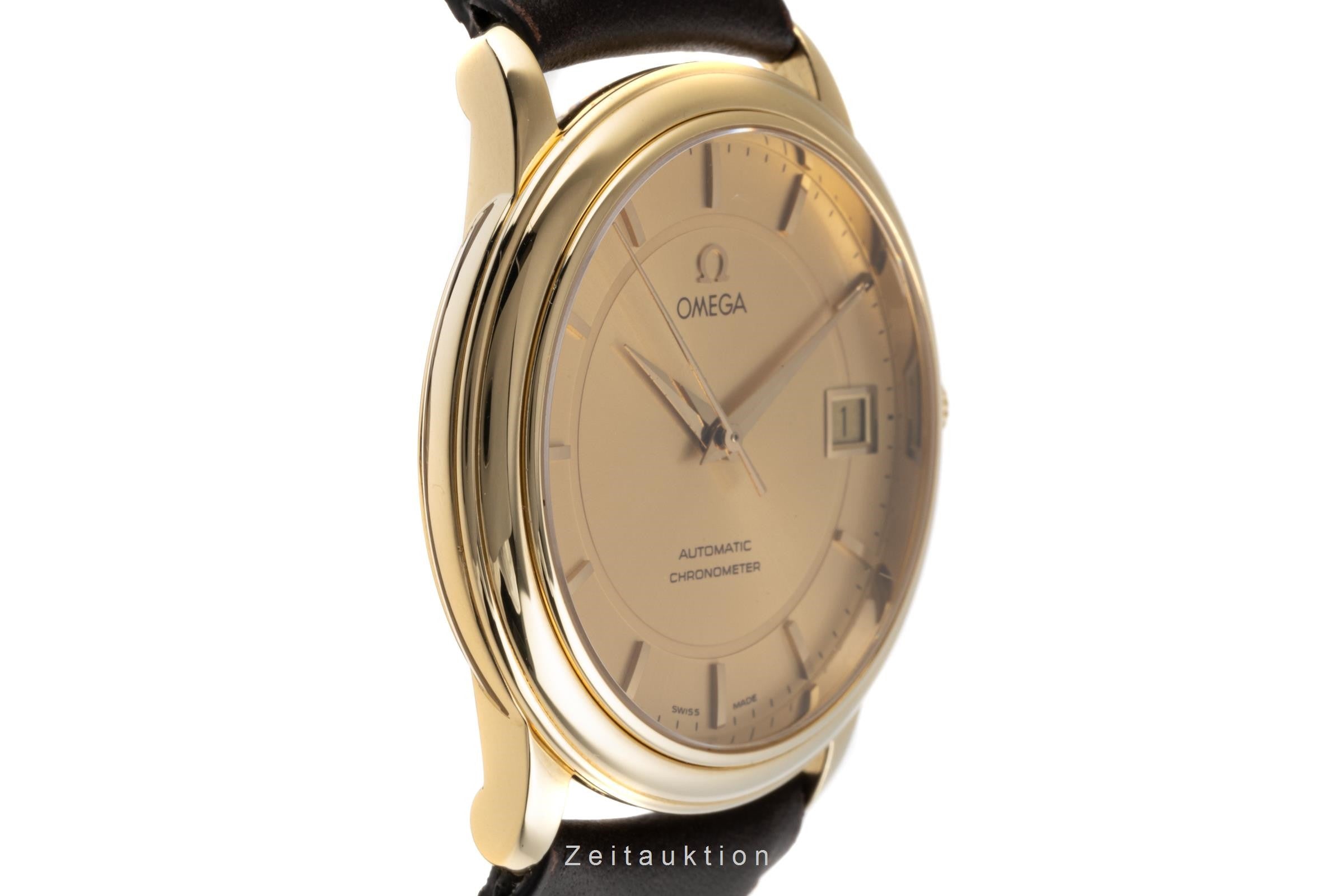 Omega De Ville 18 ct gold automatic men's watch 166.1050,168.1050, 366.1050, 4600.11.02  LP: 13400EUR  [2300073]