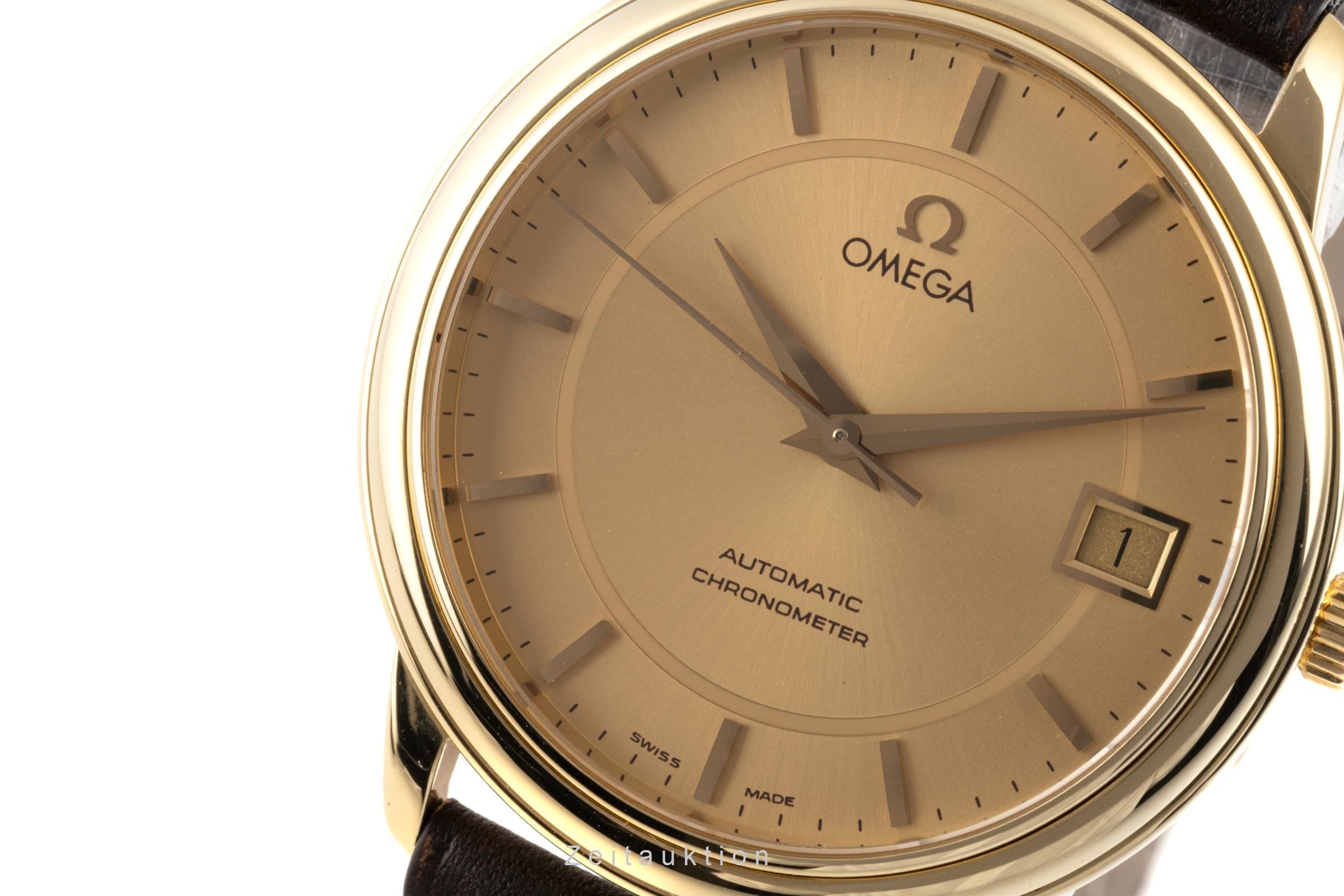 Omega De Ville 18 ct gold automatic men's watch 166.1050,168.1050, 366.1050, 4600.11.02  LP: 13400EUR  [2300073]