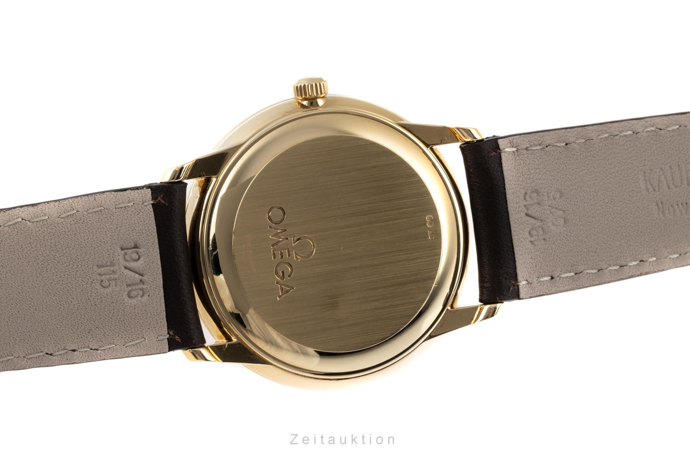 Omega De Ville 18 ct gold automatic men's watch 166.1050,168.1050, 366.1050, 4600.11.02  LP: 13400EUR  [2300073]