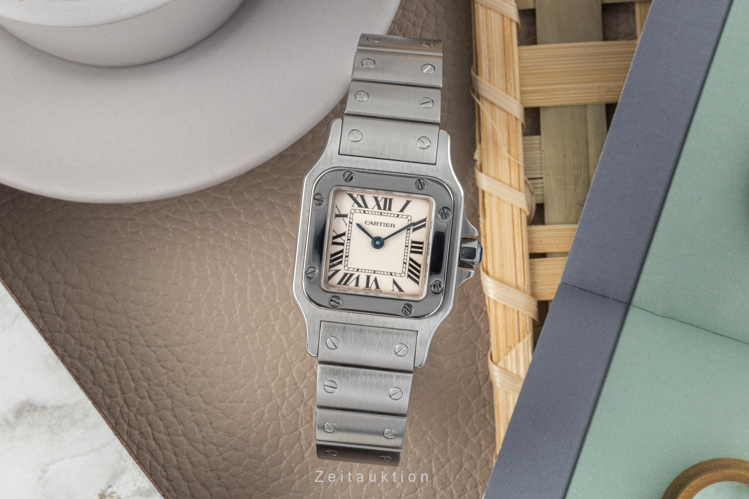 Cartier Santos レディース時計 Cartier Santos steel quartz Kal. 157 Ref. 1565 | 2300082