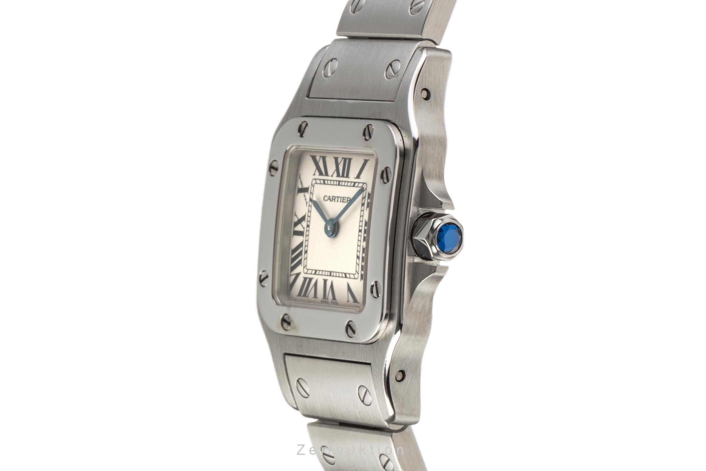 Cartier Santos acciaio quarzo orologio da donna 1565 LP: 3700EUR  [2300082]