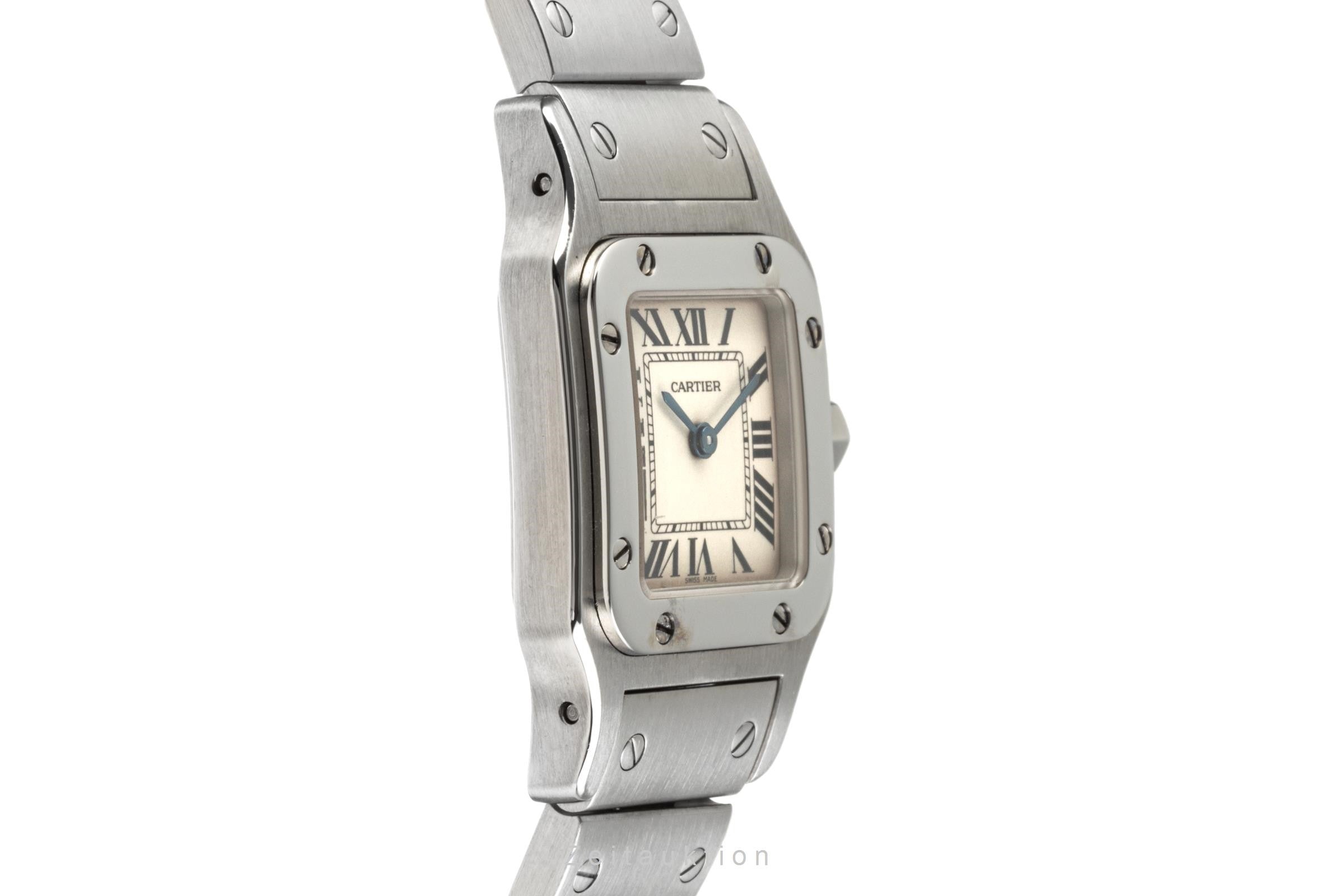 Cartier Santos acciaio quarzo orologio da donna 1565 LP: 3700EUR  [2300082]
