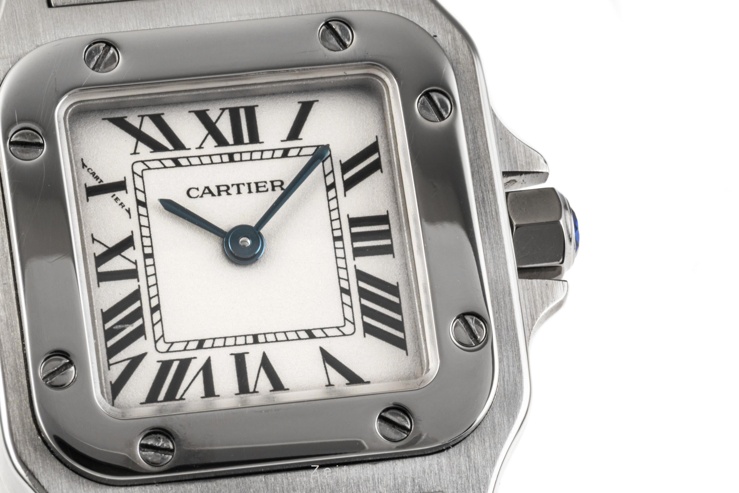 Cartier Santos acciaio quarzo orologio da donna 1565 LP: 3700EUR  [2300082]