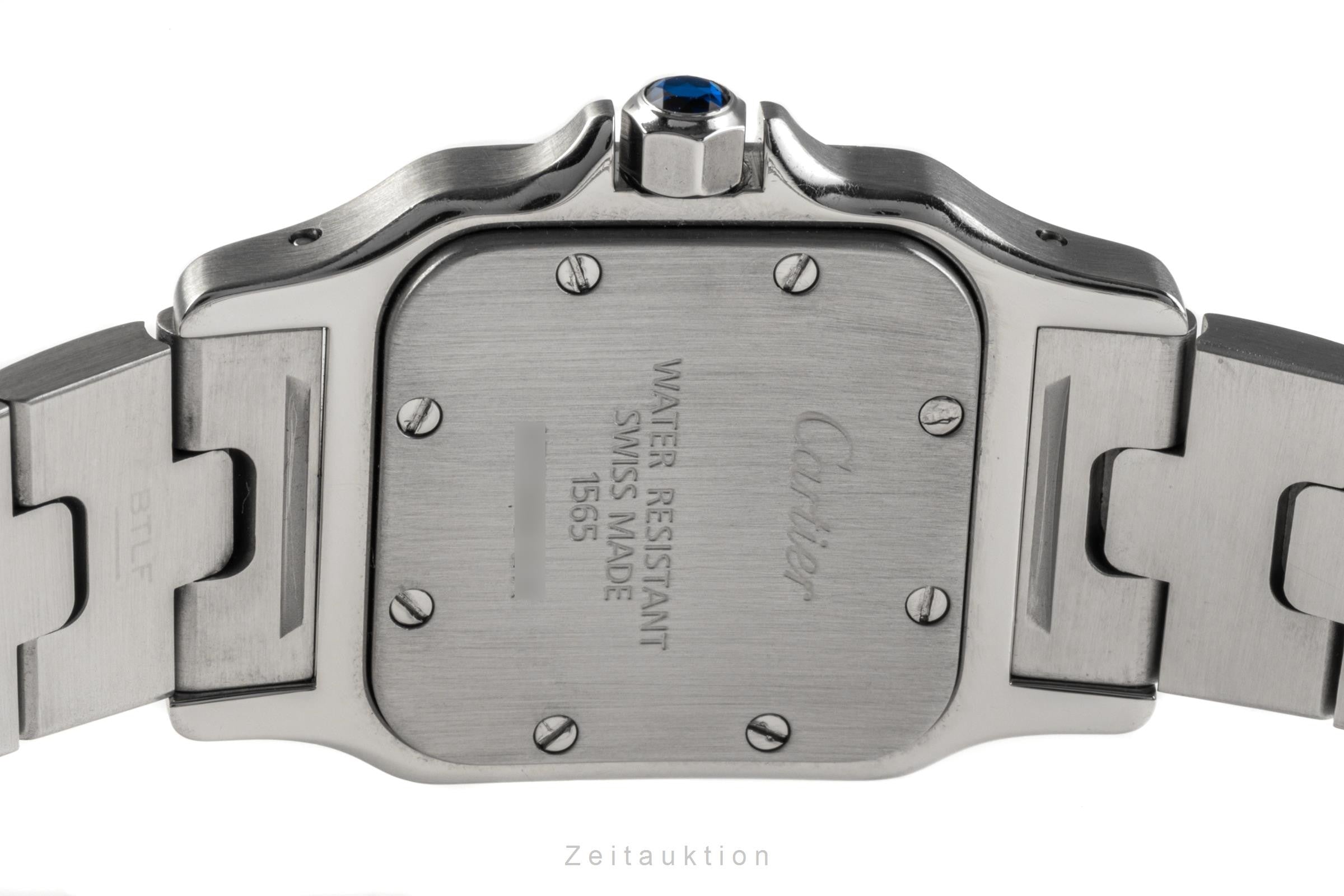 Cartier Santos acciaio quarzo orologio da donna 1565 LP: 3700EUR  [2300082]