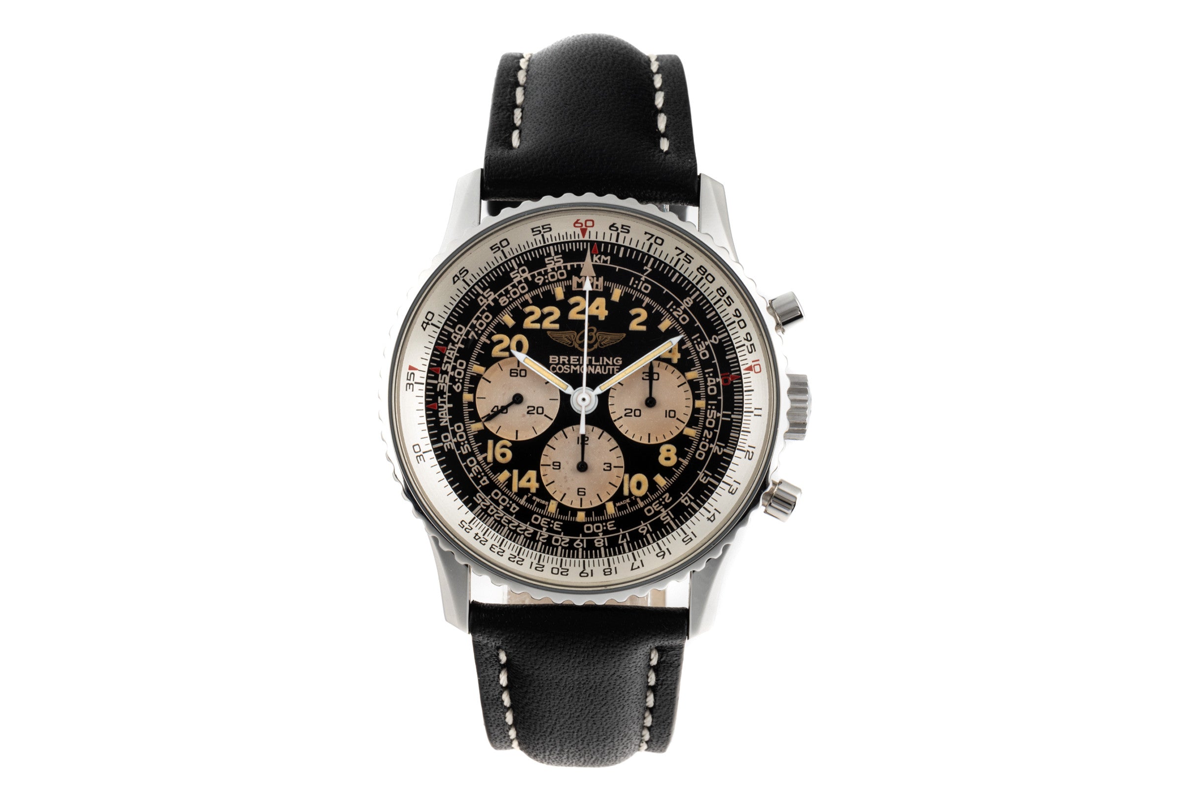 Breitling Navitimer Cosmonaute chronograph steel manual winding men's watch A12019 LP: 10550EUR  [2300141]
