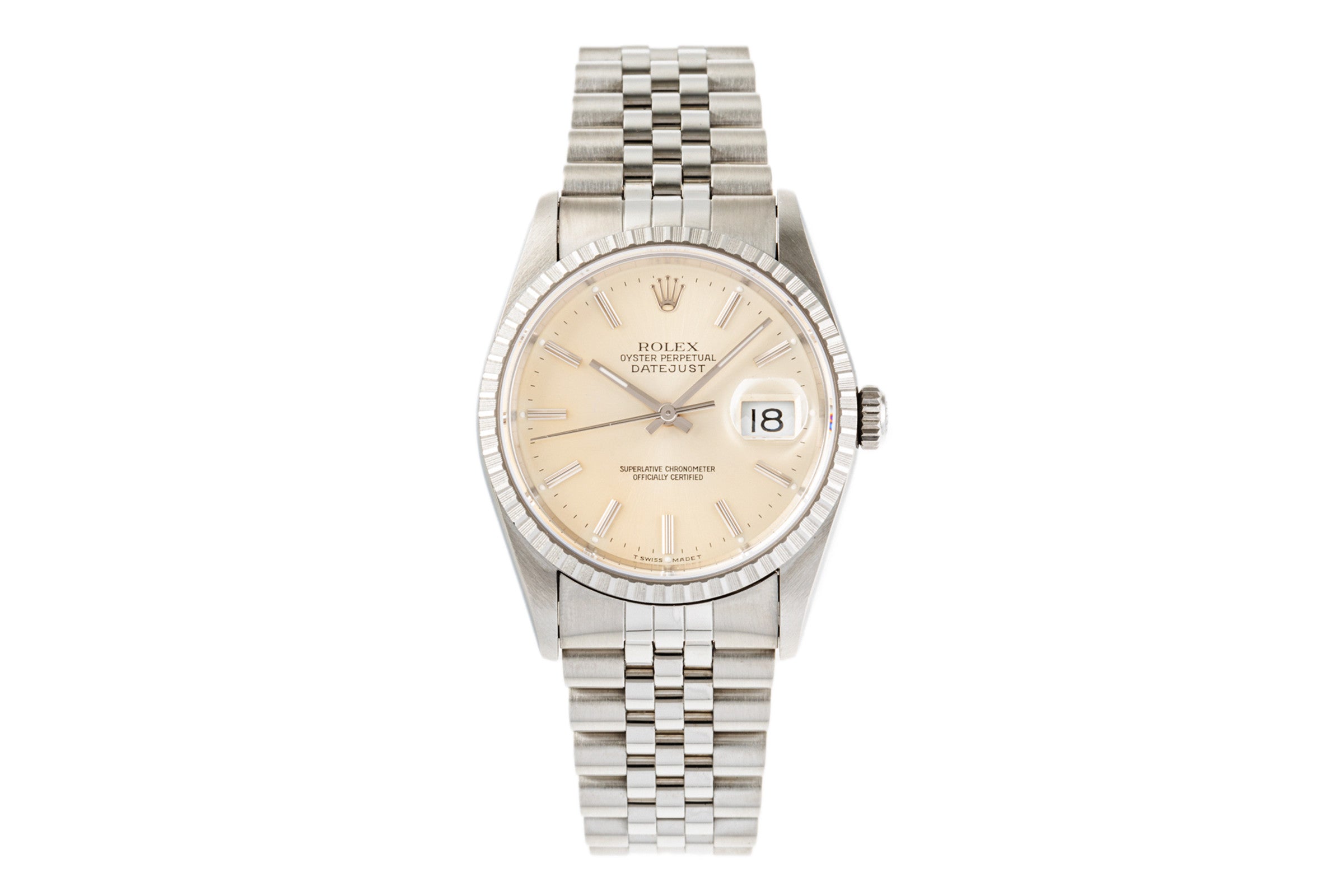 Rolex Datejust 36 Edelstahl Automatik Herrenuhr Ref. 16220 VP: 8750,- € [2300150]