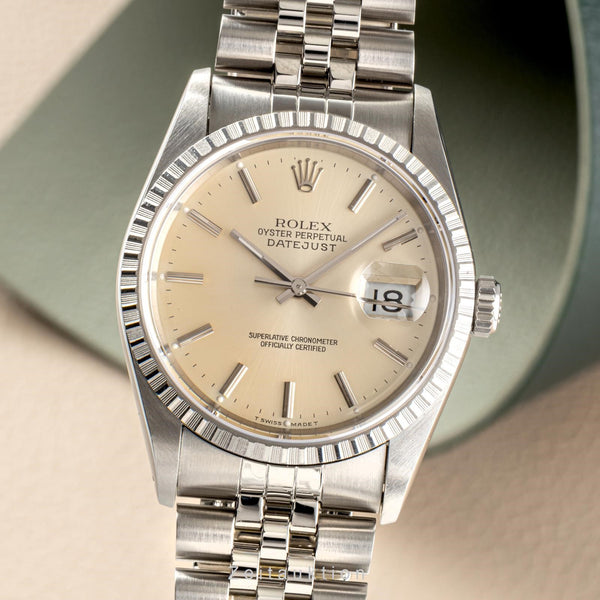 Rolex Datejust 36 Edelstahl Automatik Herrenuhr Ref. 16220 VP: 8750,- € [2300150]