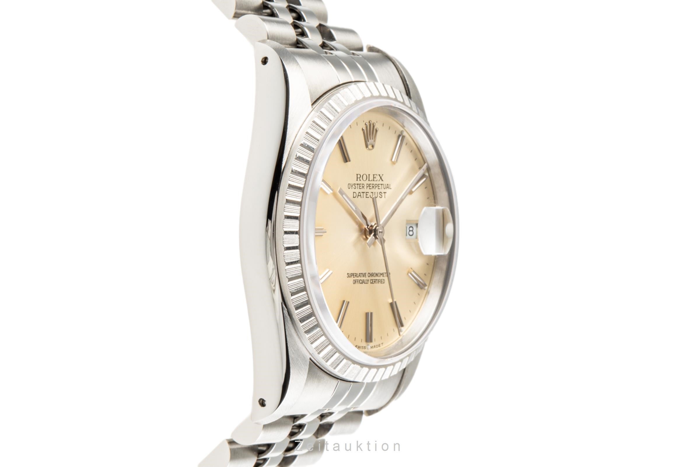 Rolex Datejust 36 Edelstahl Automatik Herrenuhr Ref. 16220 VP: 8750,- € [2300150]