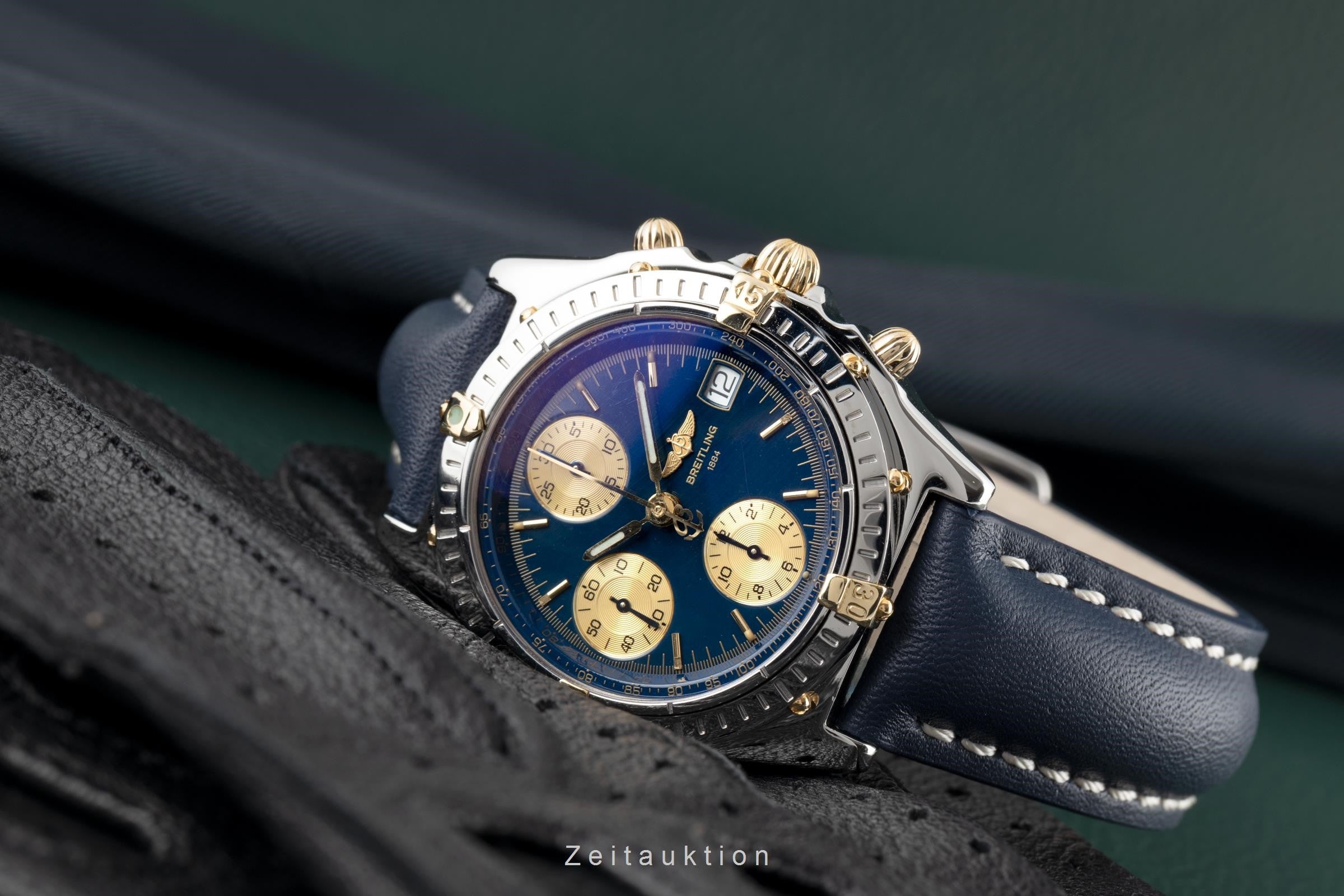 Breitling Chronomat chronograph steel / gold automatic men's watch B13050.1  [2300157]