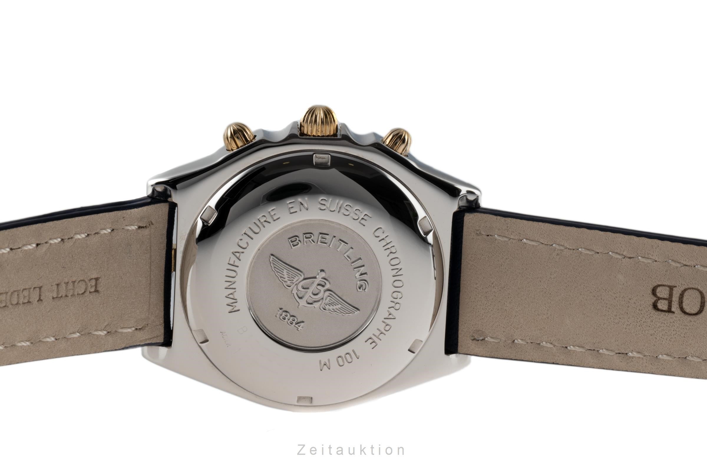 Breitling Chronomat chronograph steel / gold automatic men's watch B13050.1  [2300157]