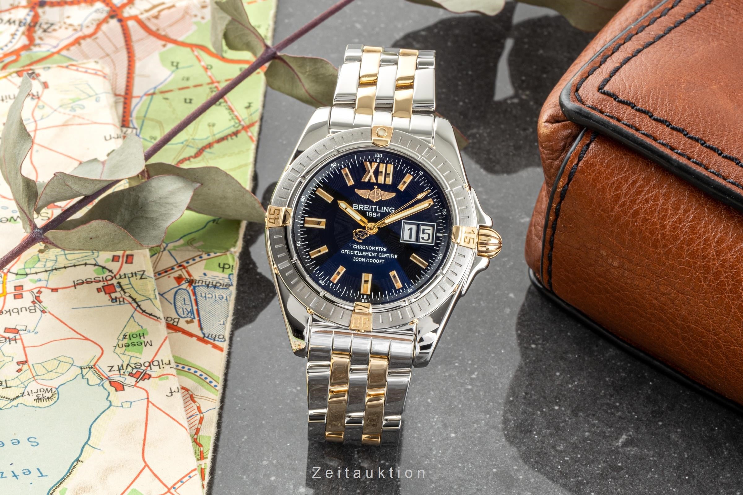 Breitling Cockpit acciaio / oro automatismo orologio da uomo B49350 LP: 4420EUR  [2300172]