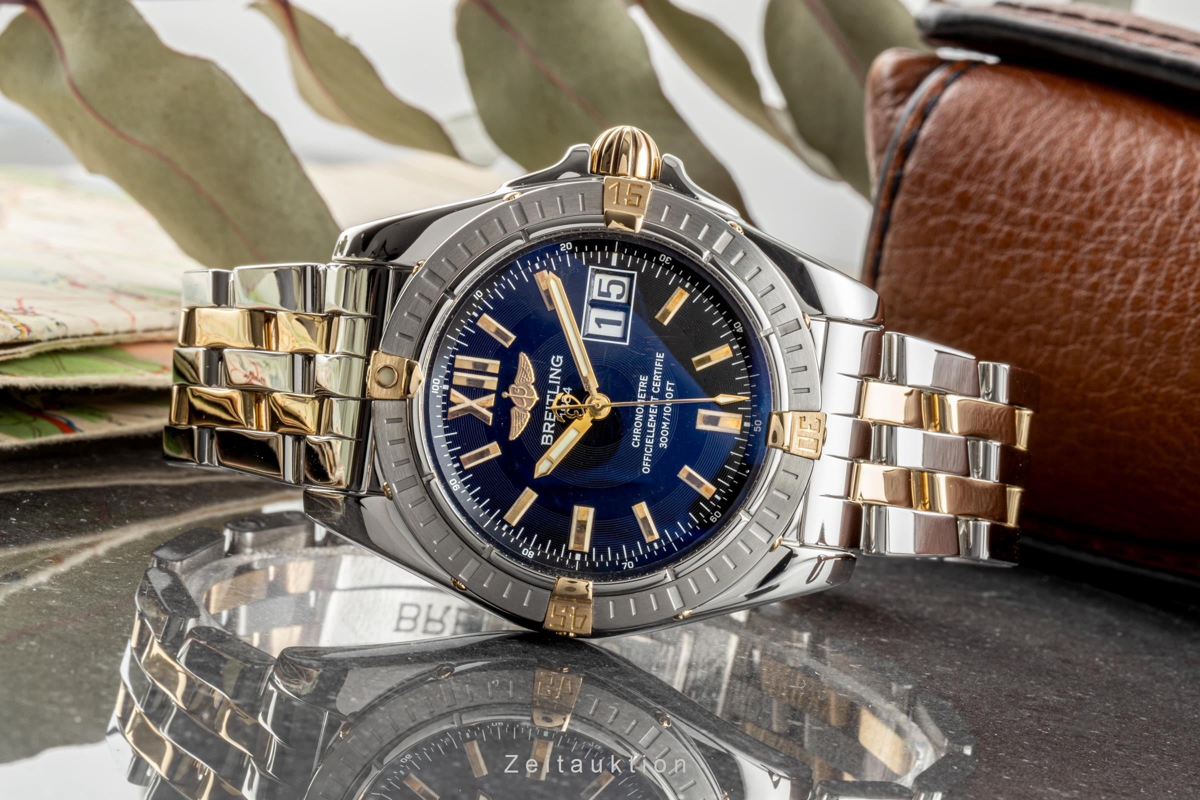 Breitling Cockpit acciaio / oro automatismo orologio da uomo B49350 LP: 4420EUR  [2300172]