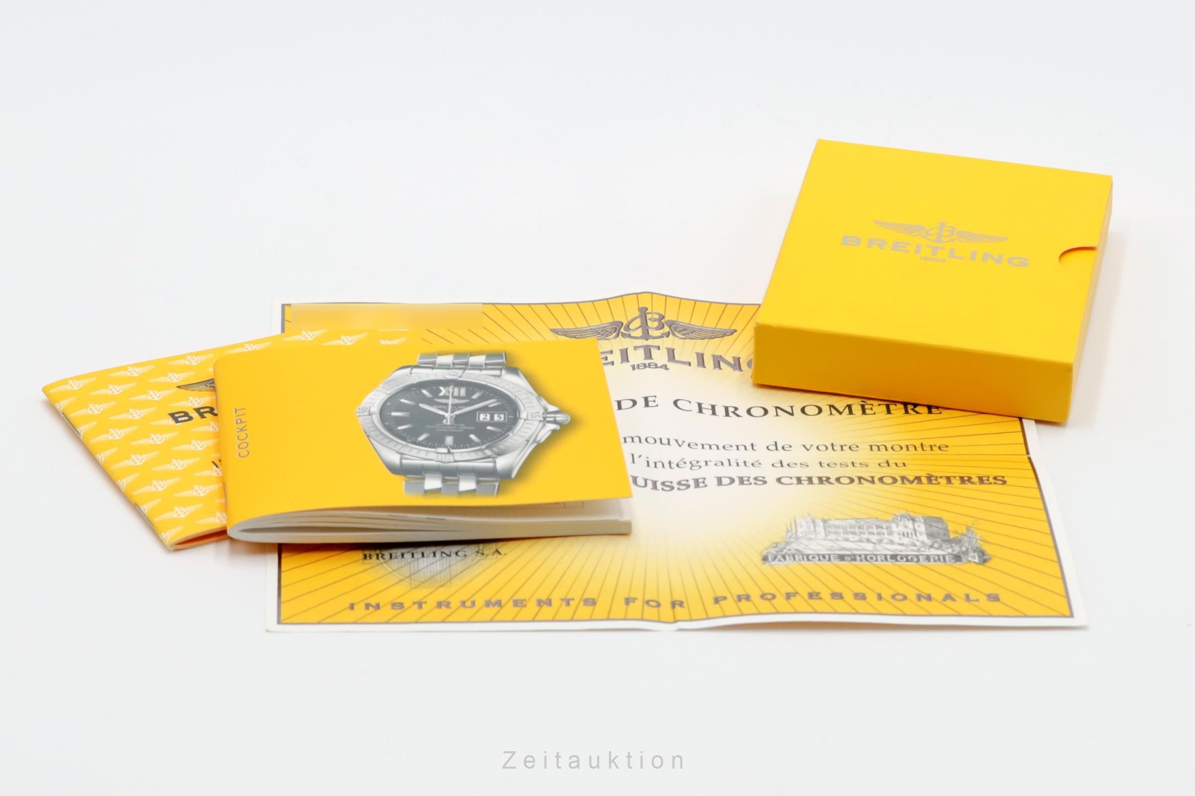 Breitling Cockpit acciaio / oro automatismo orologio da uomo B49350 LP: 4420EUR  [2300172]