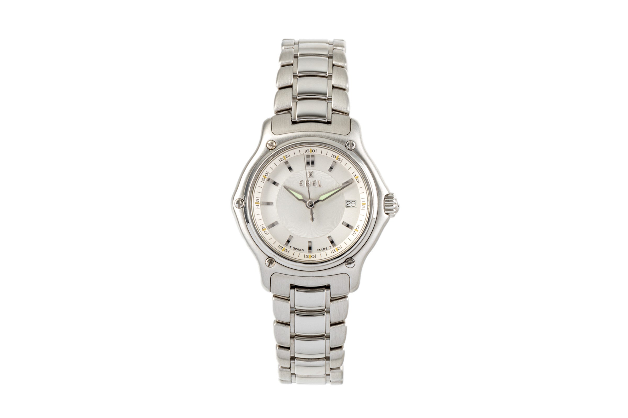 Ebel 1911 acero cuarzo reloj para damas  9087221  [2300187]