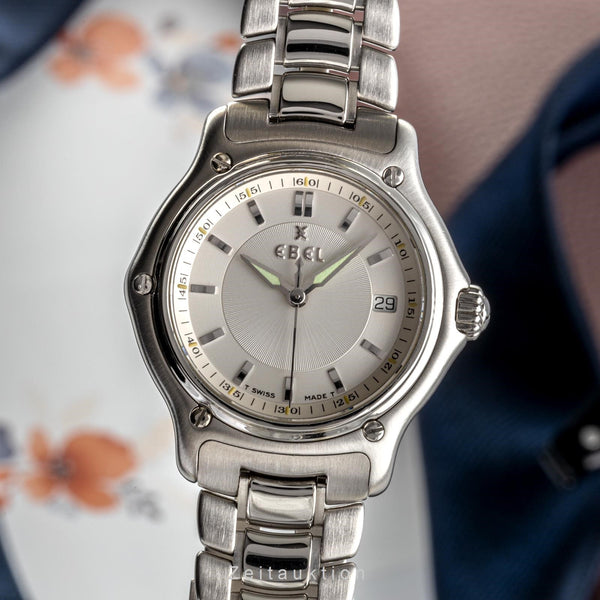 Ebel 1911 acero cuarzo reloj para damas  9087221  [2300187]