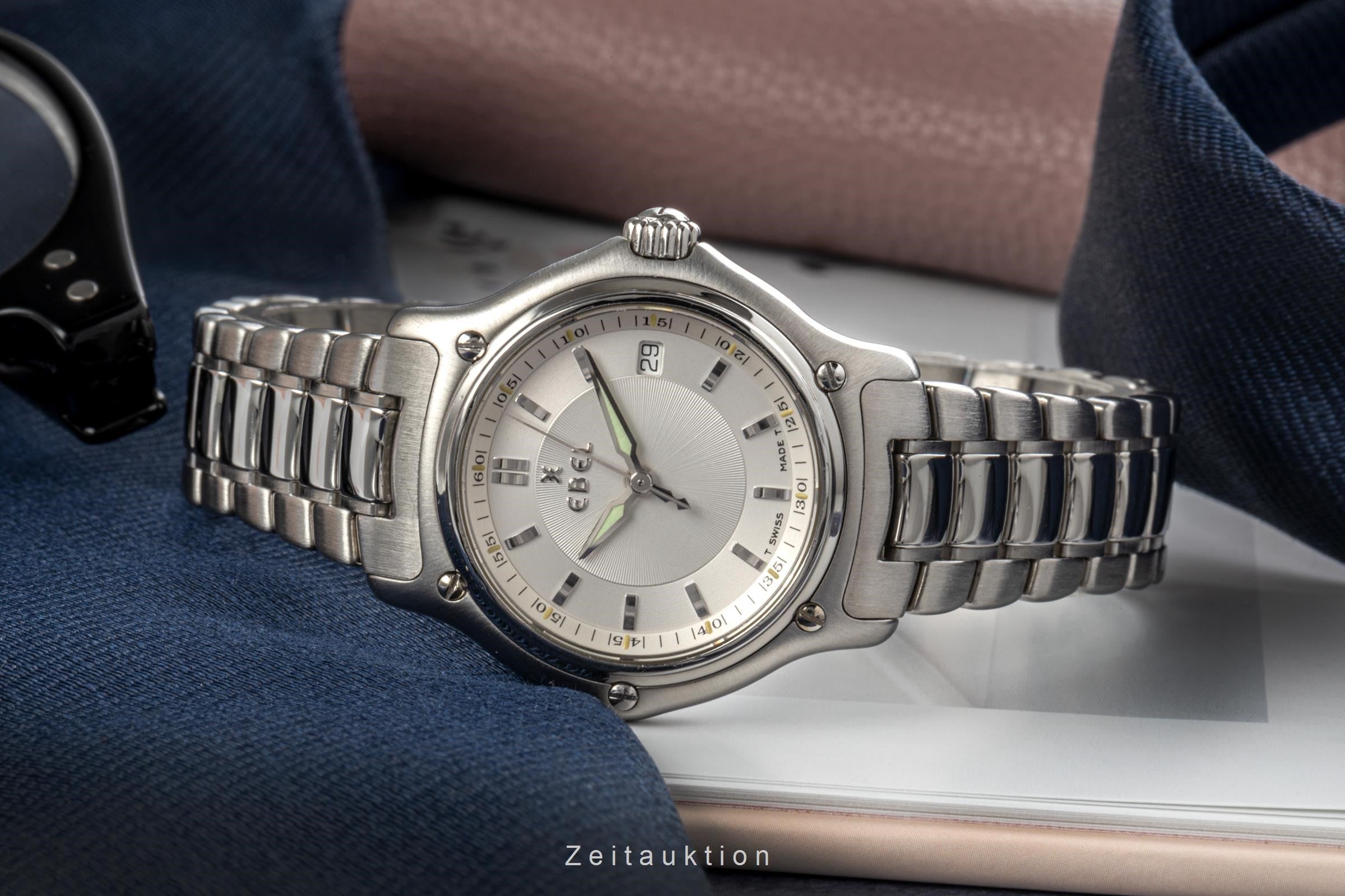 Ebel 1911 acero cuarzo reloj para damas  9087221  [2300187]