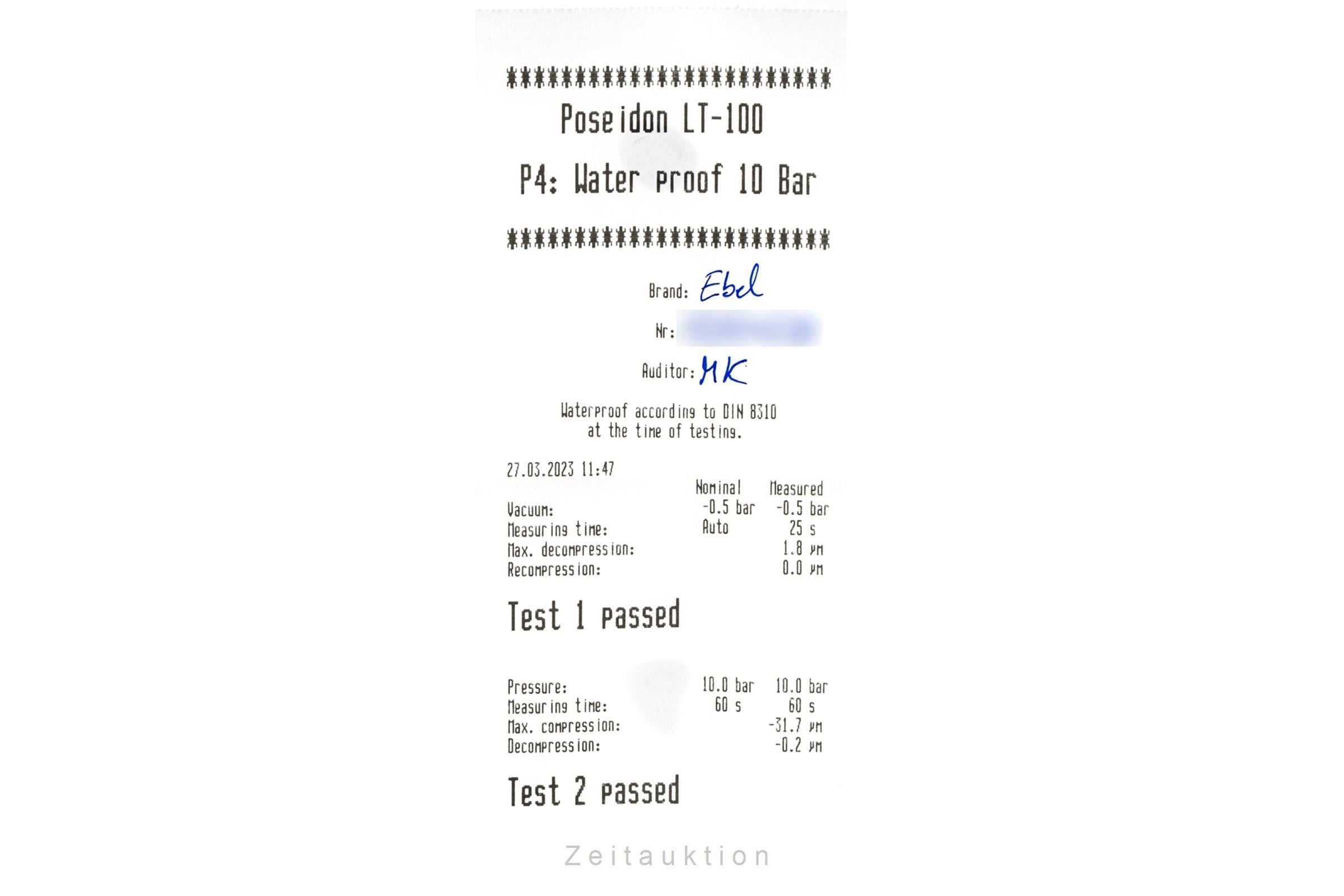 Ebel 1911 acero cuarzo reloj para damas  9087221  [2300187]