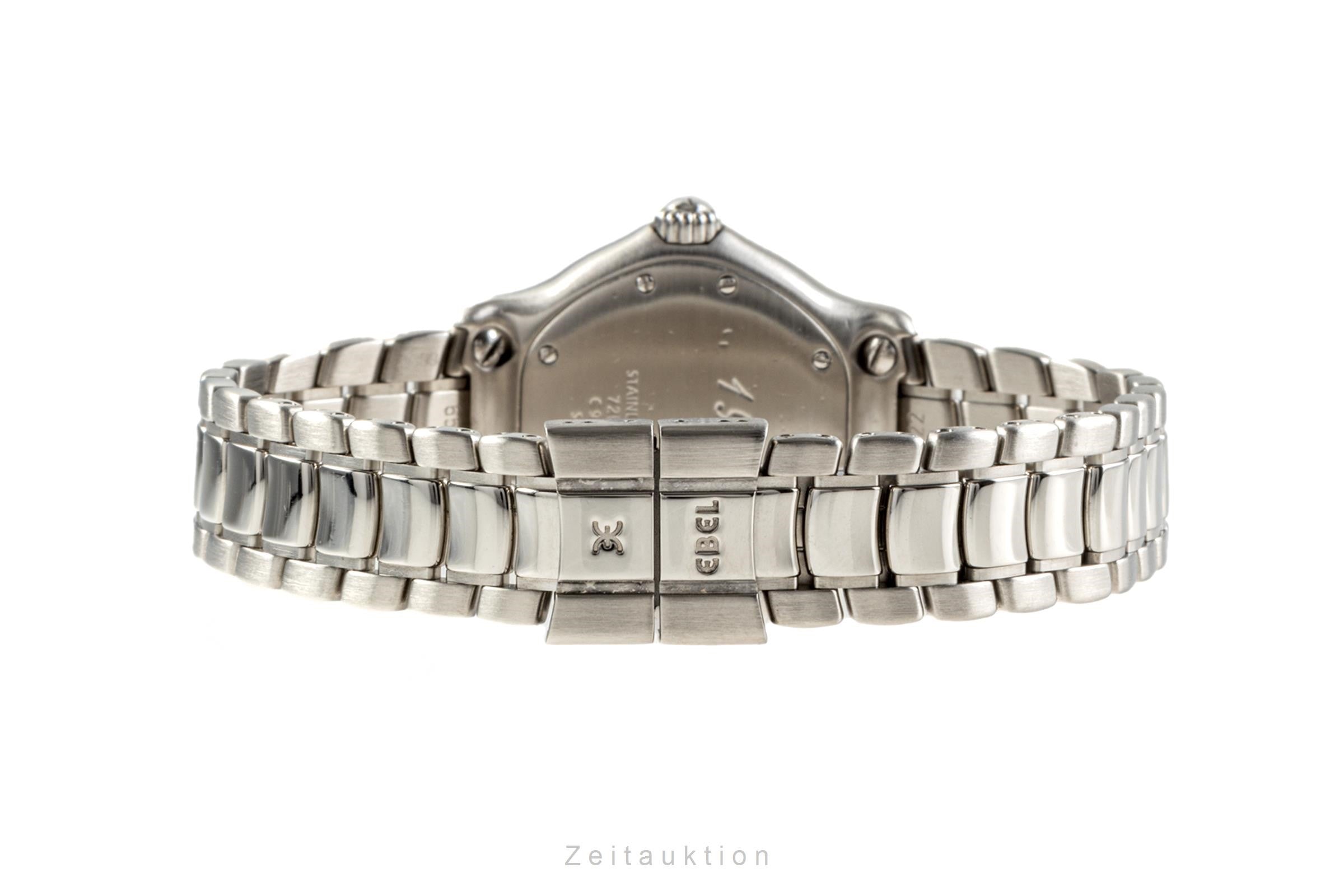 Ebel 1911 acero cuarzo reloj para damas  9087221  [2300187]