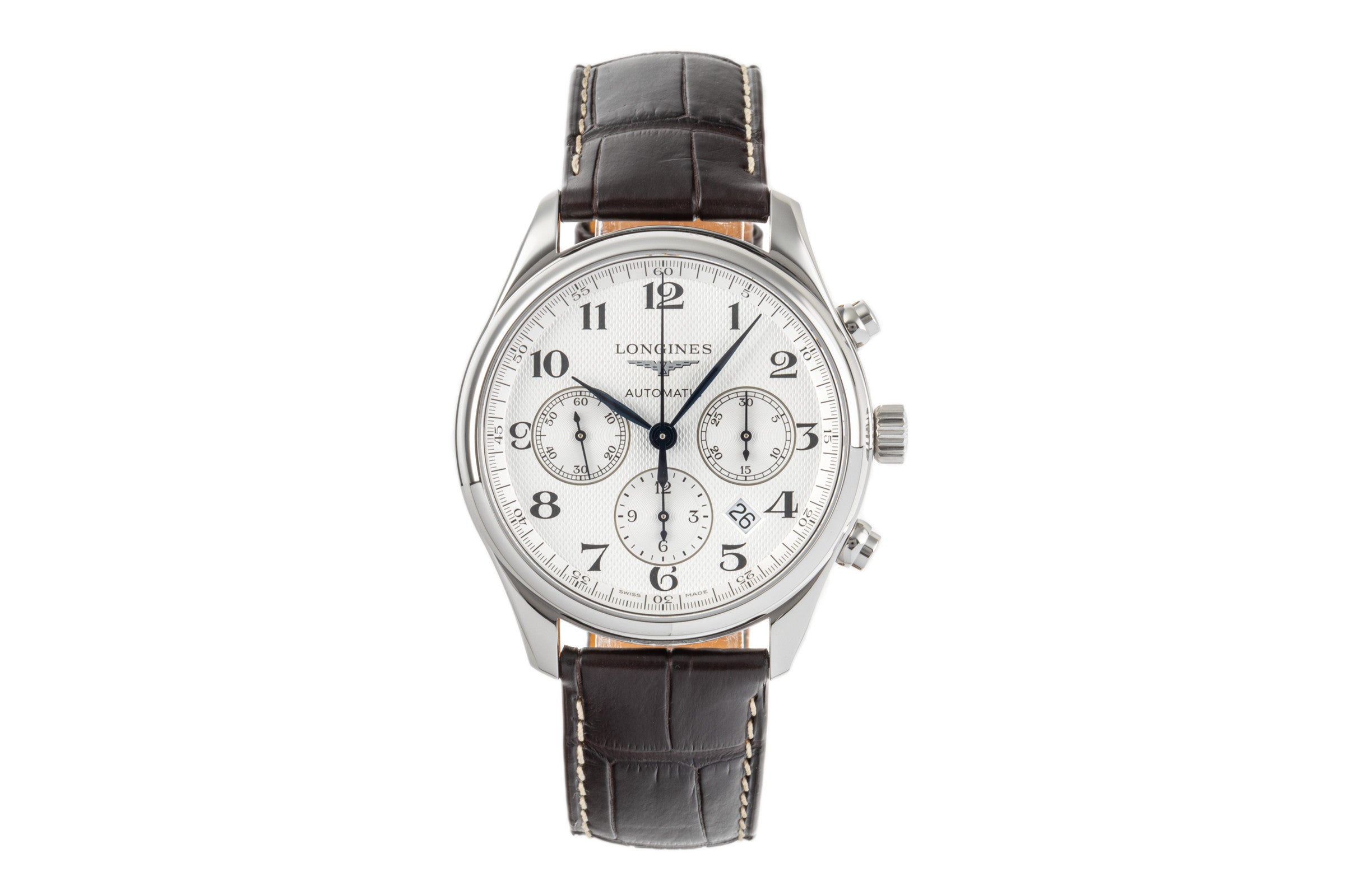 Longines Master Collection chronograph steel automatic men's watch L27594785 LP: 3300EUR  [2300195]