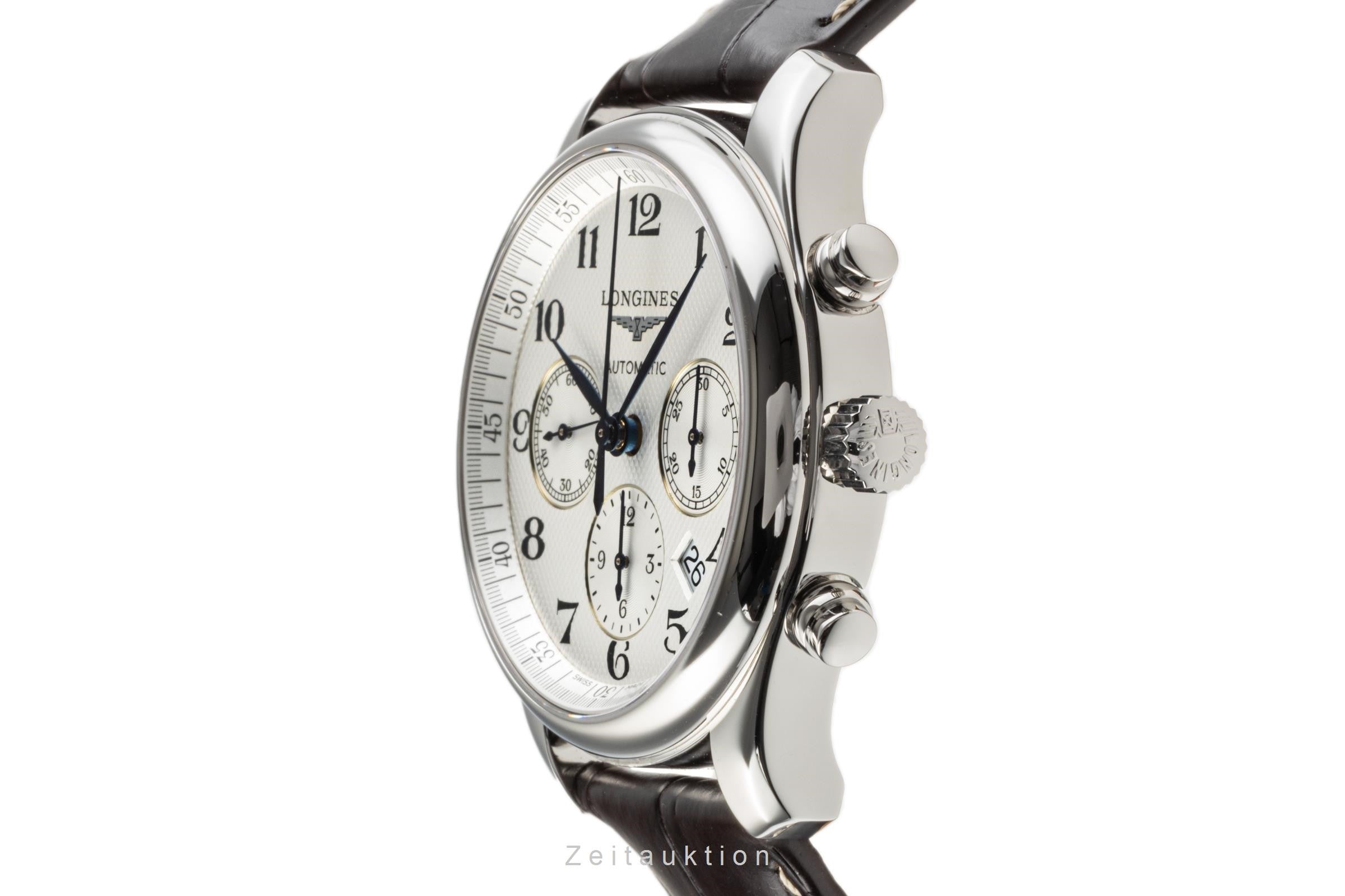 Longines Master Collection chronograph steel automatic men's watch L27594785 LP: 3300EUR  [2300195]
