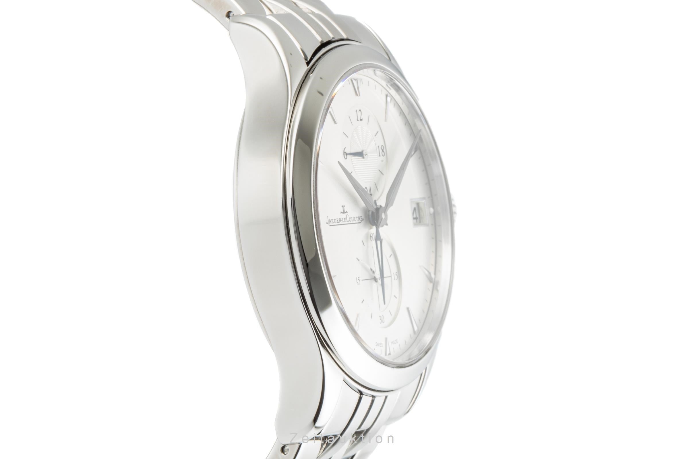 Jaeger LeCoultre Master Hometime steel automatic men's watch 174.8.05.S LP: 9100EUR  [2300219]