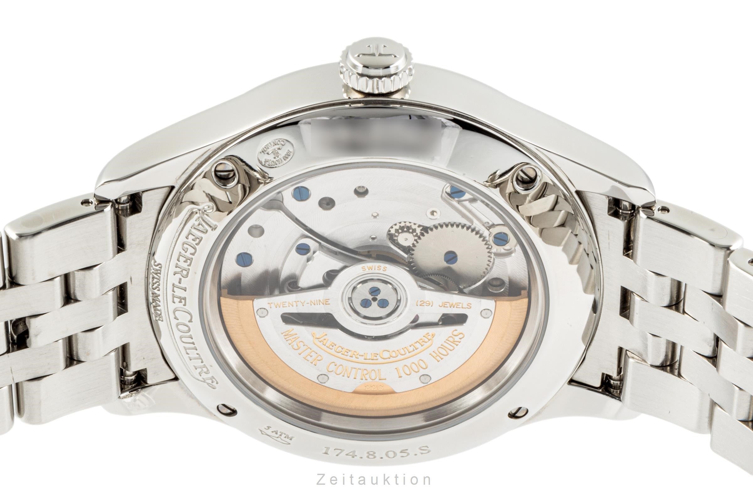 Jaeger LeCoultre Master Hometime steel automatic men's watch 174.8.05.S LP: 9100EUR  [2300219]