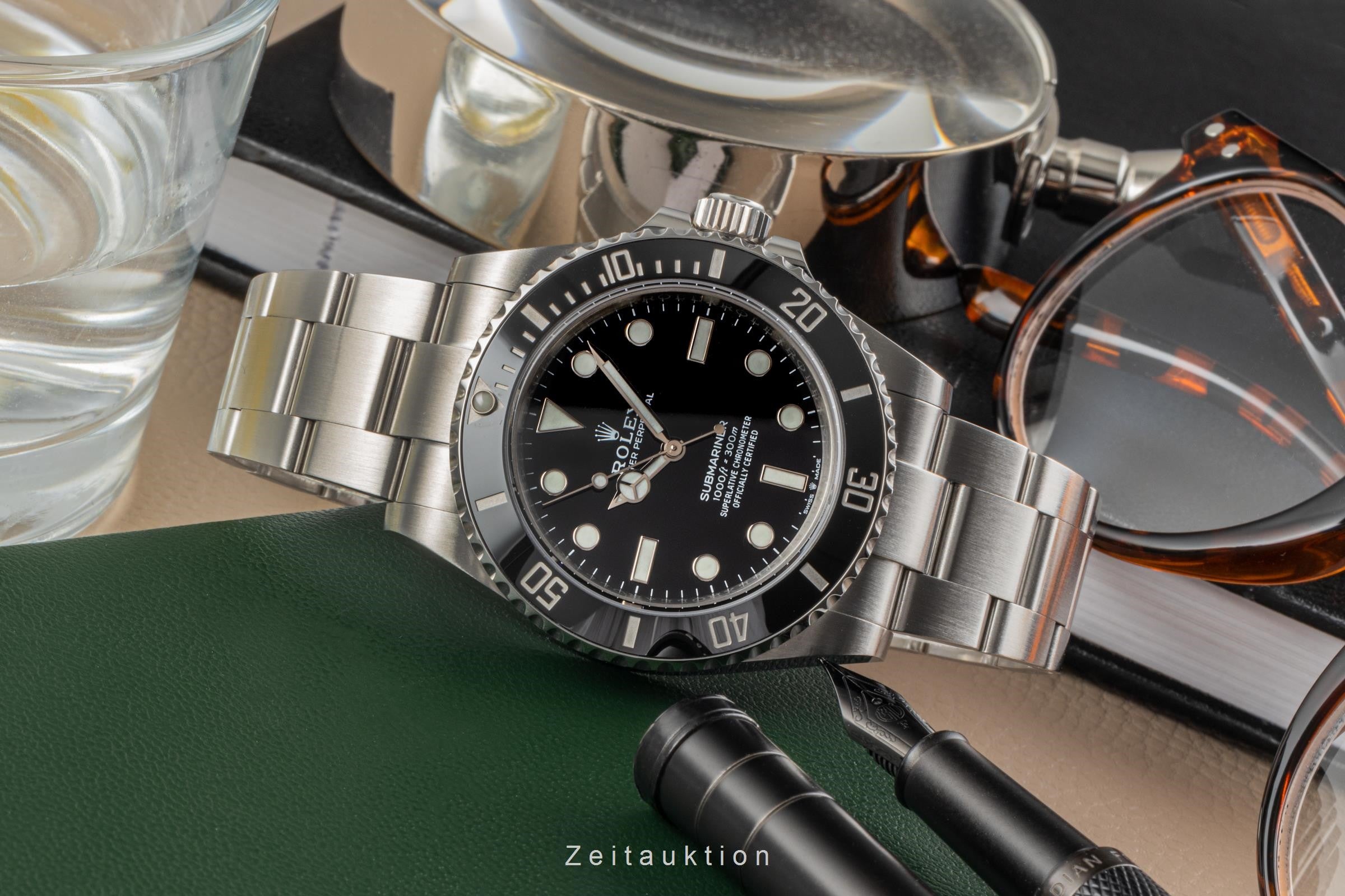 Rolex Submariner No Date 41 Edelstahl Automatik Herrenuhr Ref. 124060 B&P 2022 [2300330]