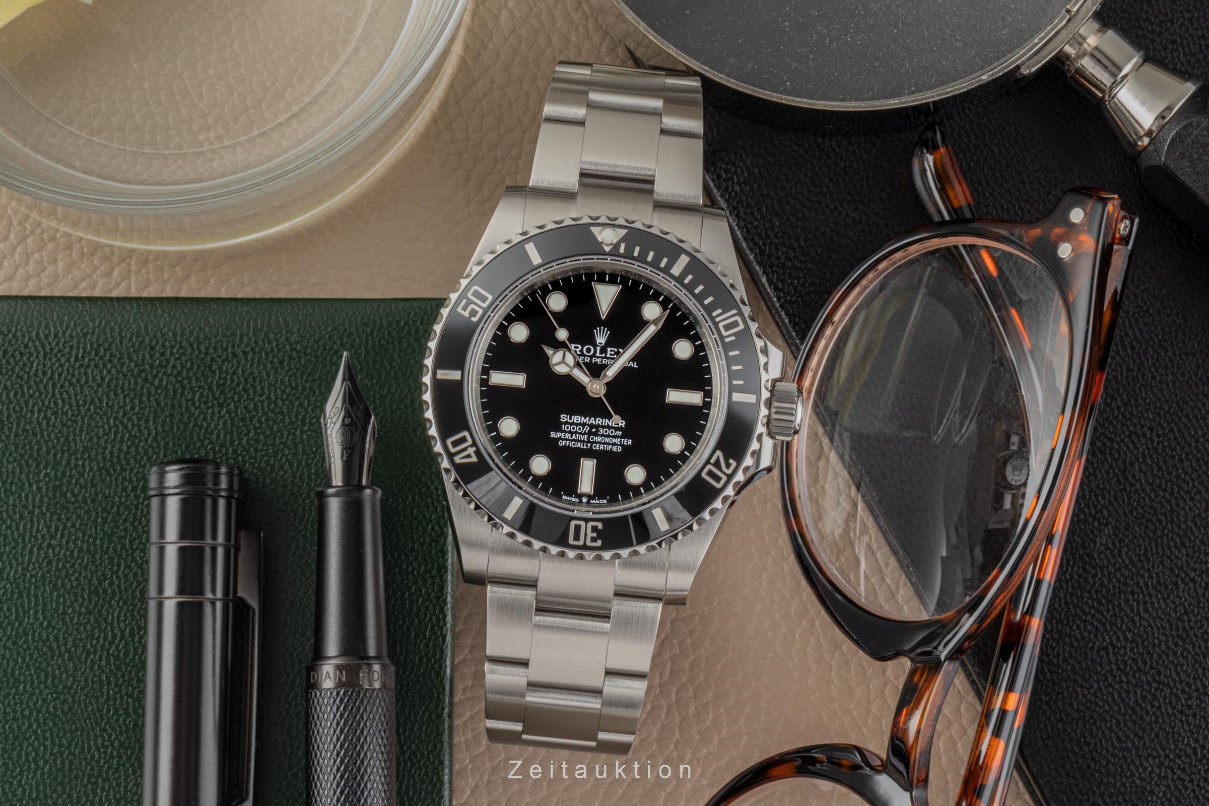 Rolex Submariner No Date 41 Edelstahl Automatik Herrenuhr Ref. 124060 B&P 2022 [2300330]