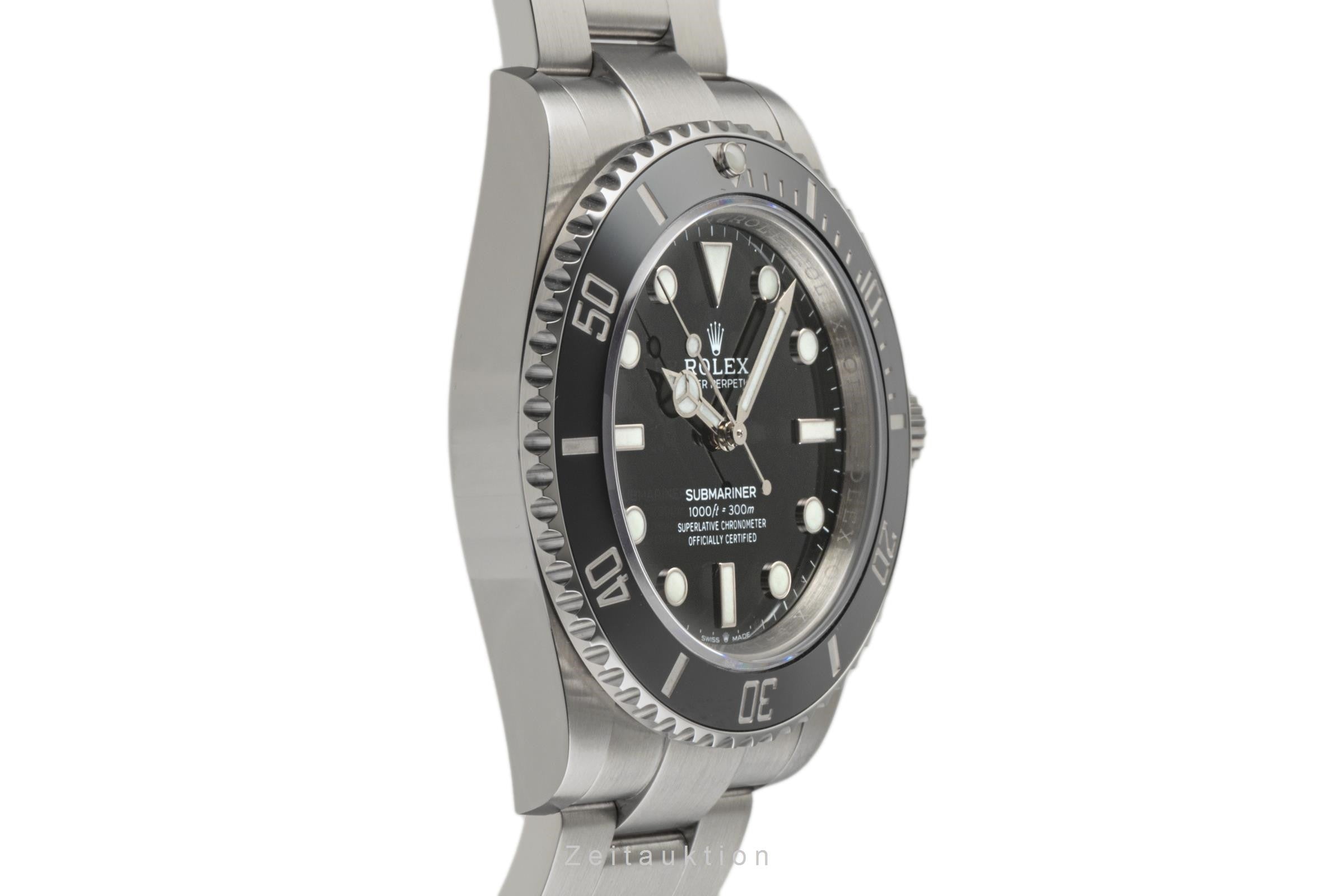 Rolex Submariner No Date 41 Edelstahl Automatik Herrenuhr Ref. 124060 B&P 2022 [2300330]