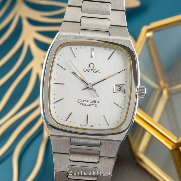 Omega Seamaster acciaio quarzo orologio da uomo 196.0166/396.0887  [2300350]