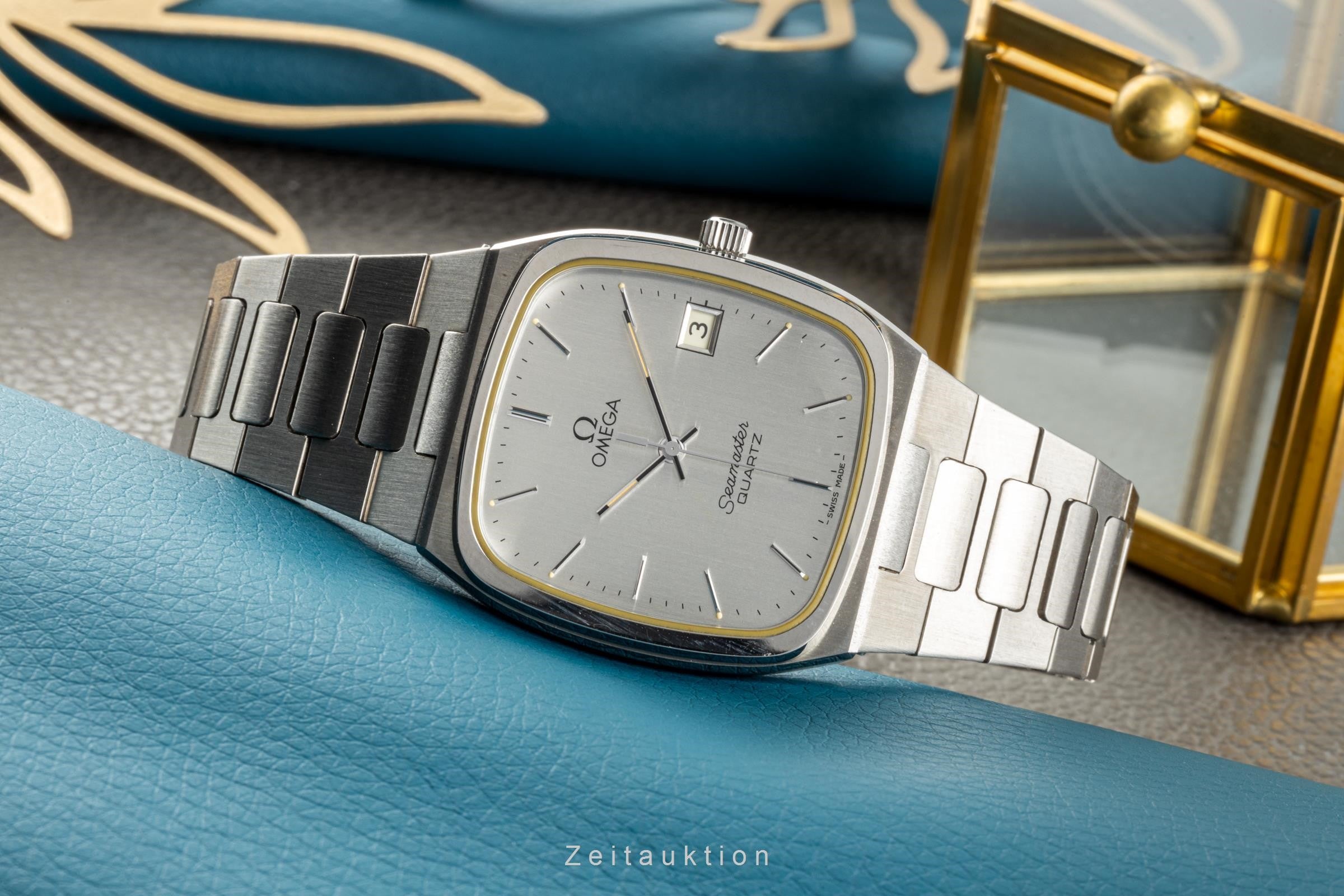 Omega Seamaster acciaio quarzo orologio da uomo 196.0166/396.0887  [2300350]