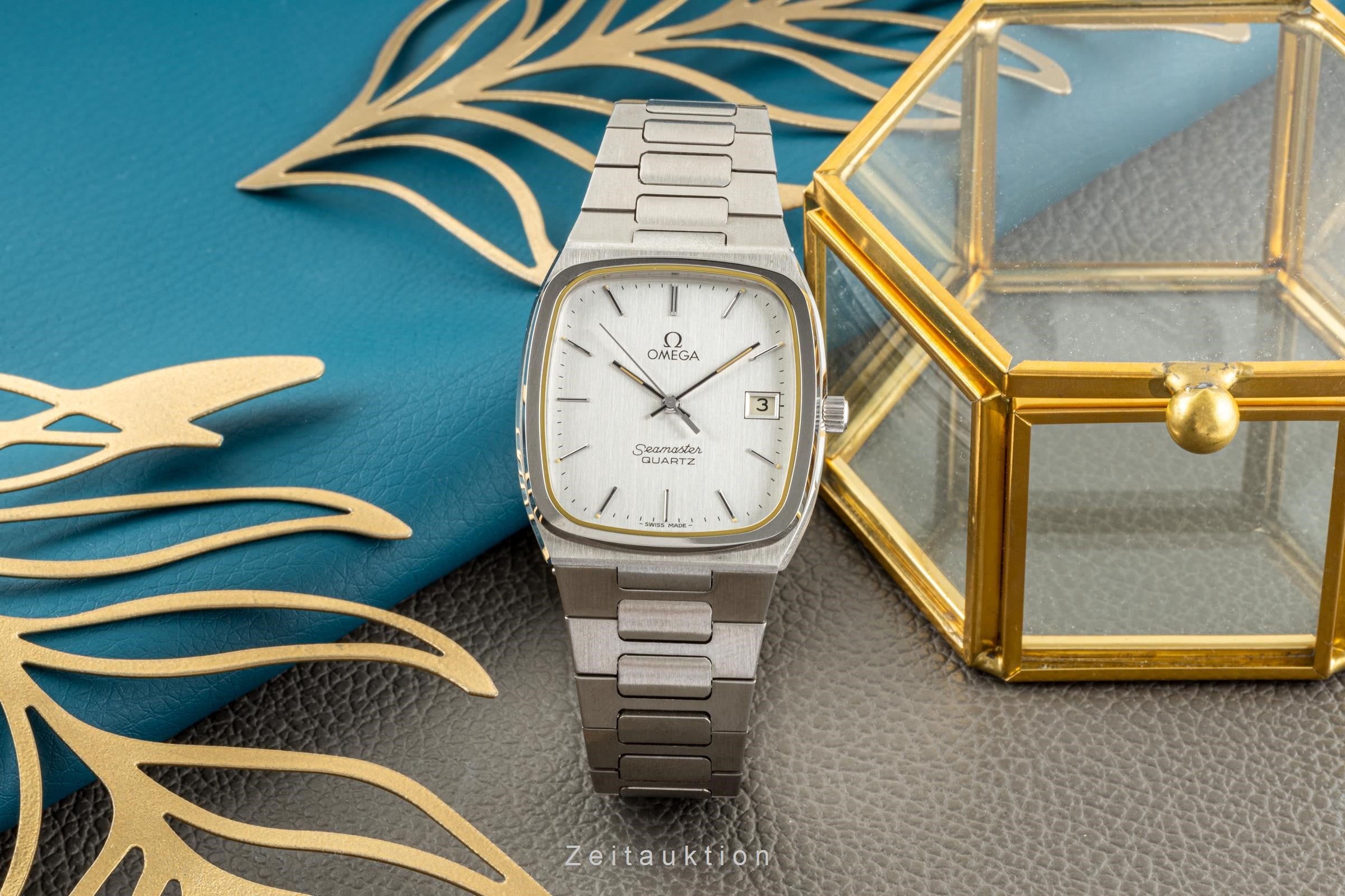 Omega Seamaster acciaio quarzo orologio da uomo 196.0166/396.0887  [2300350]