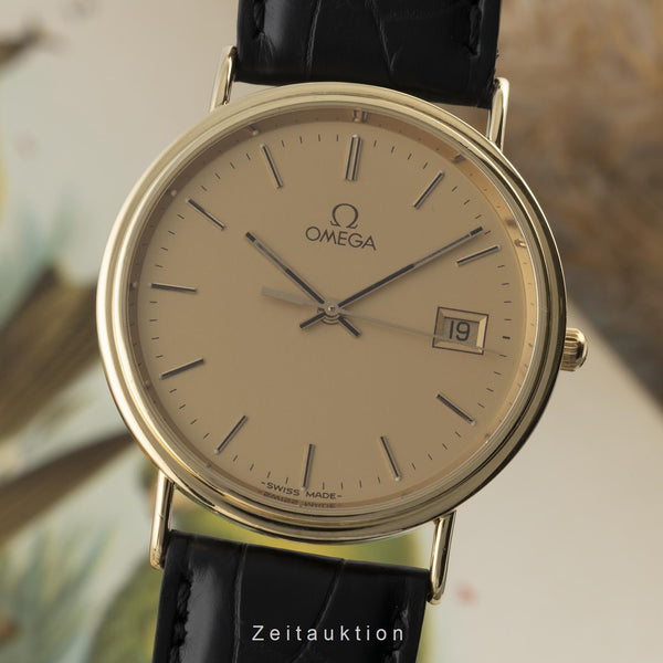 Omega Seamaster 18 ct gold quartz 1430 2300366 - Main Image