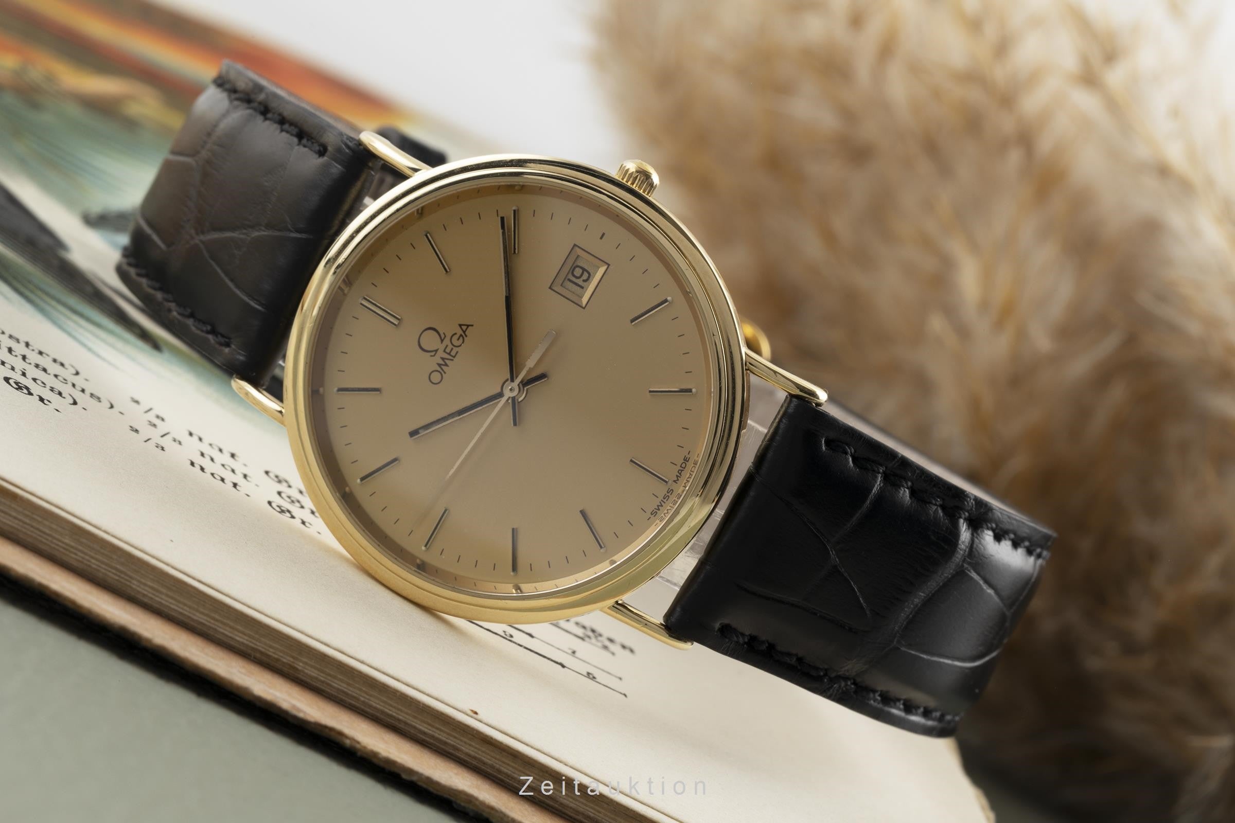 Omega Seamaster 18 ct gold quartz men's watch 196.750  [2300366]