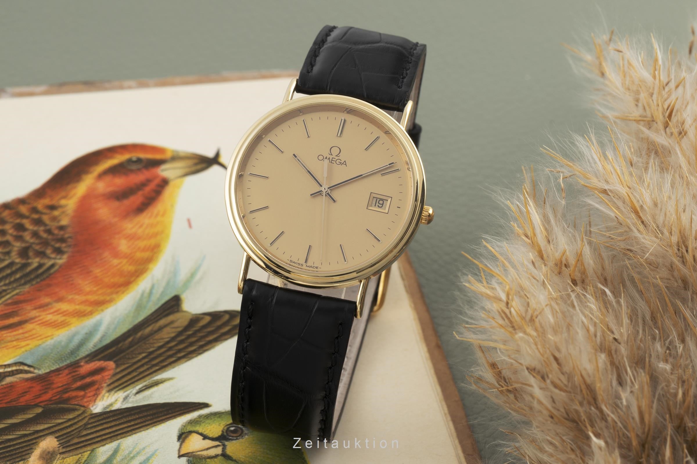 Omega Seamaster 18 ct gold quartz men's watch 196.750  [2300366]