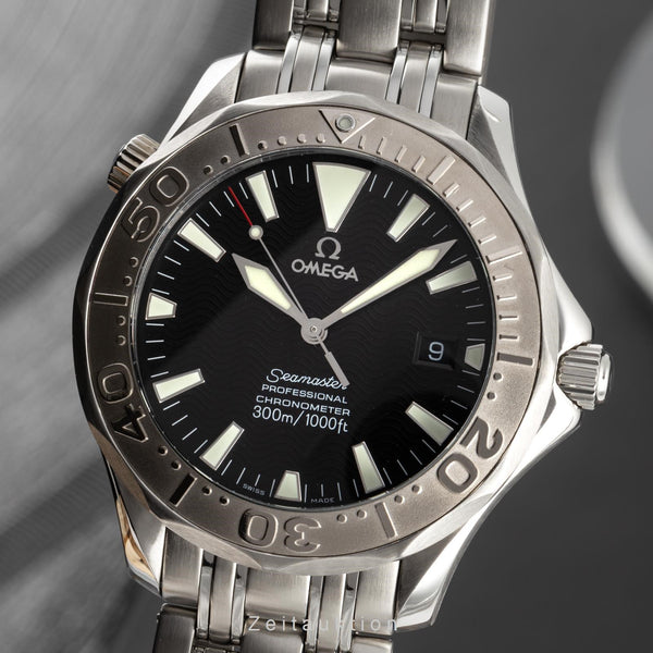 Omega Seamaster steel / white gold automatic men's watch 2230.50.00, 168.1642 LP: 6300EUR  [2300367]