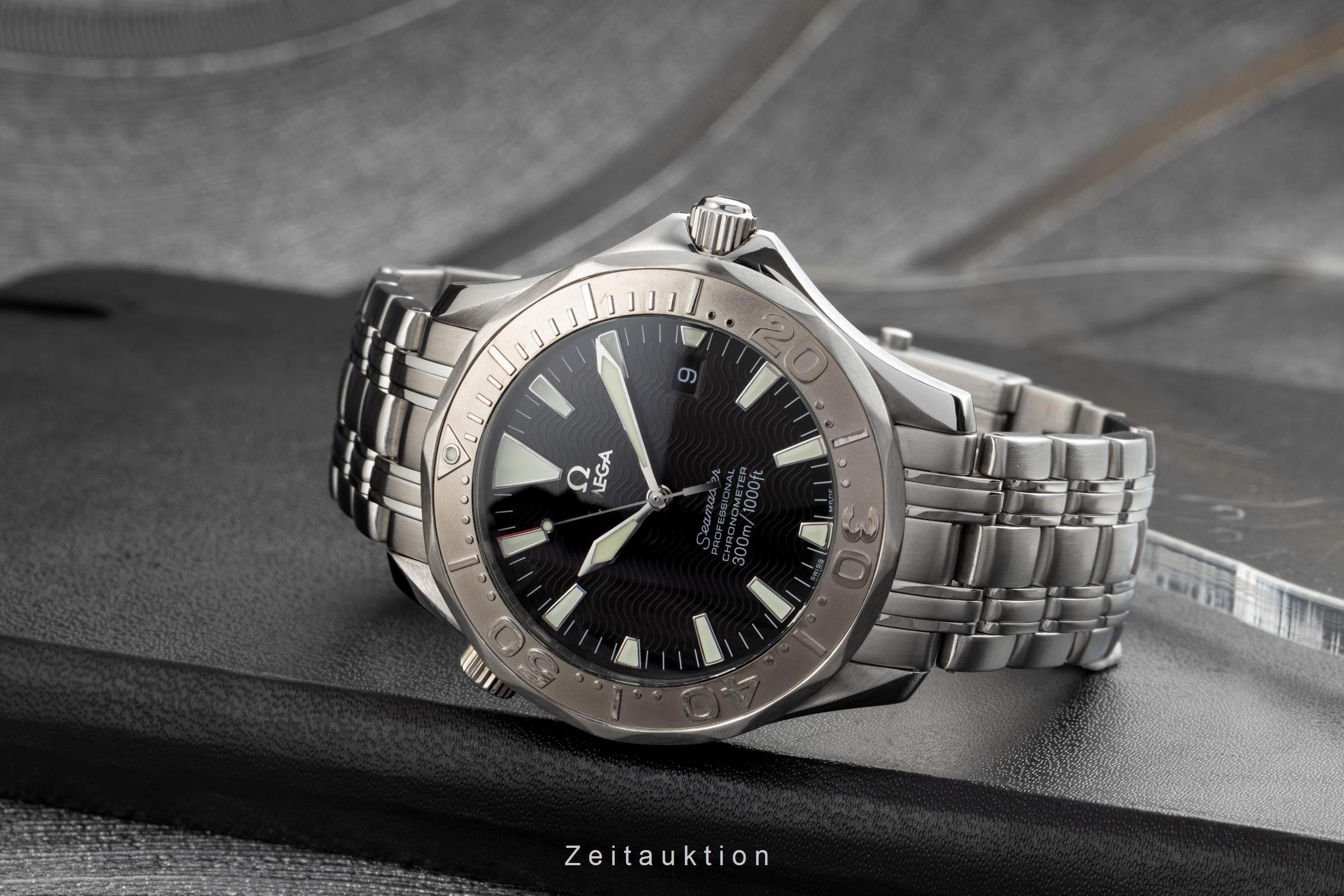 Omega Seamaster steel / white gold automatic men's watch 2230.50.00, 168.1642 LP: 6300EUR  [2300367]