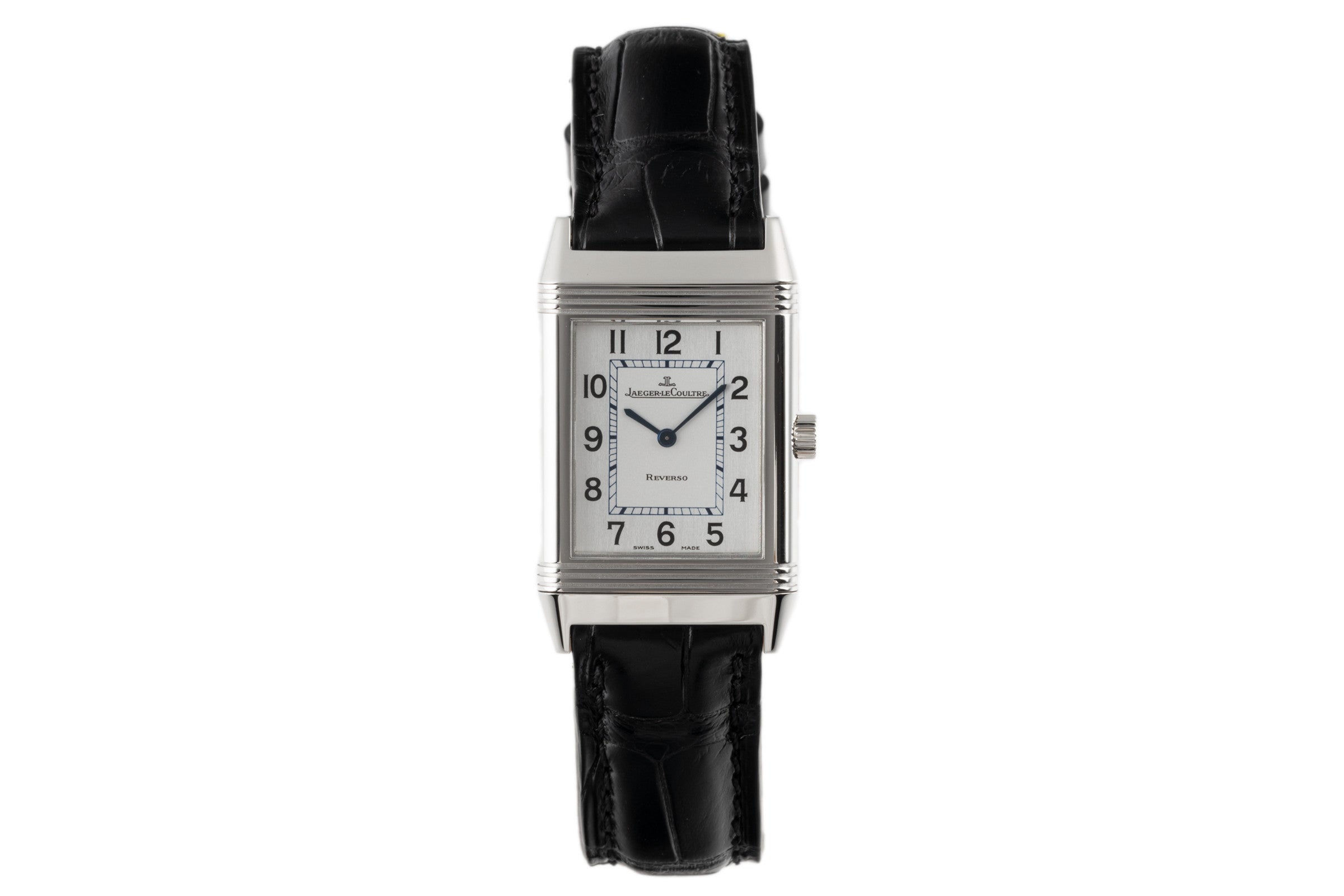 Jaeger LeCoultre Reverso acciaio quarzo orologio da uomo Q2518410, 252.8.08 LP: 6550EUR  [2300381]