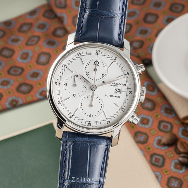 Baume & Mercier Classima Chronograph Stahl Automatik Herrenuhr Ref. 65533  [2300394]