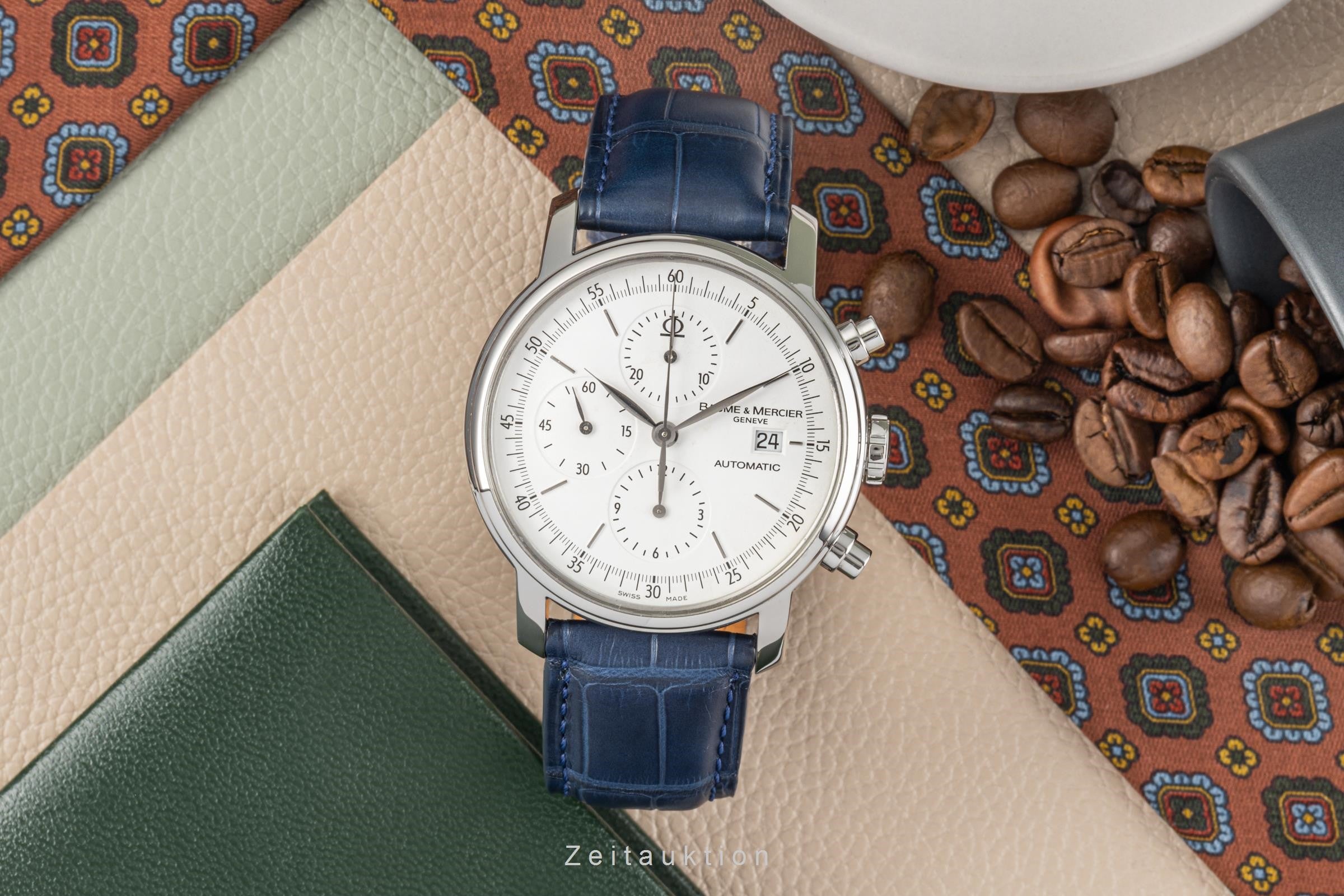 Baume & Mercier Classima chronograph steel automatic Kal. BM13750