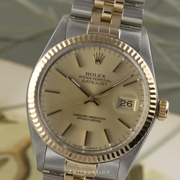 Rolex Datejust 36 Stahl/Gold Automatik Oyster Perpetual Ref. 16013 [2300397]