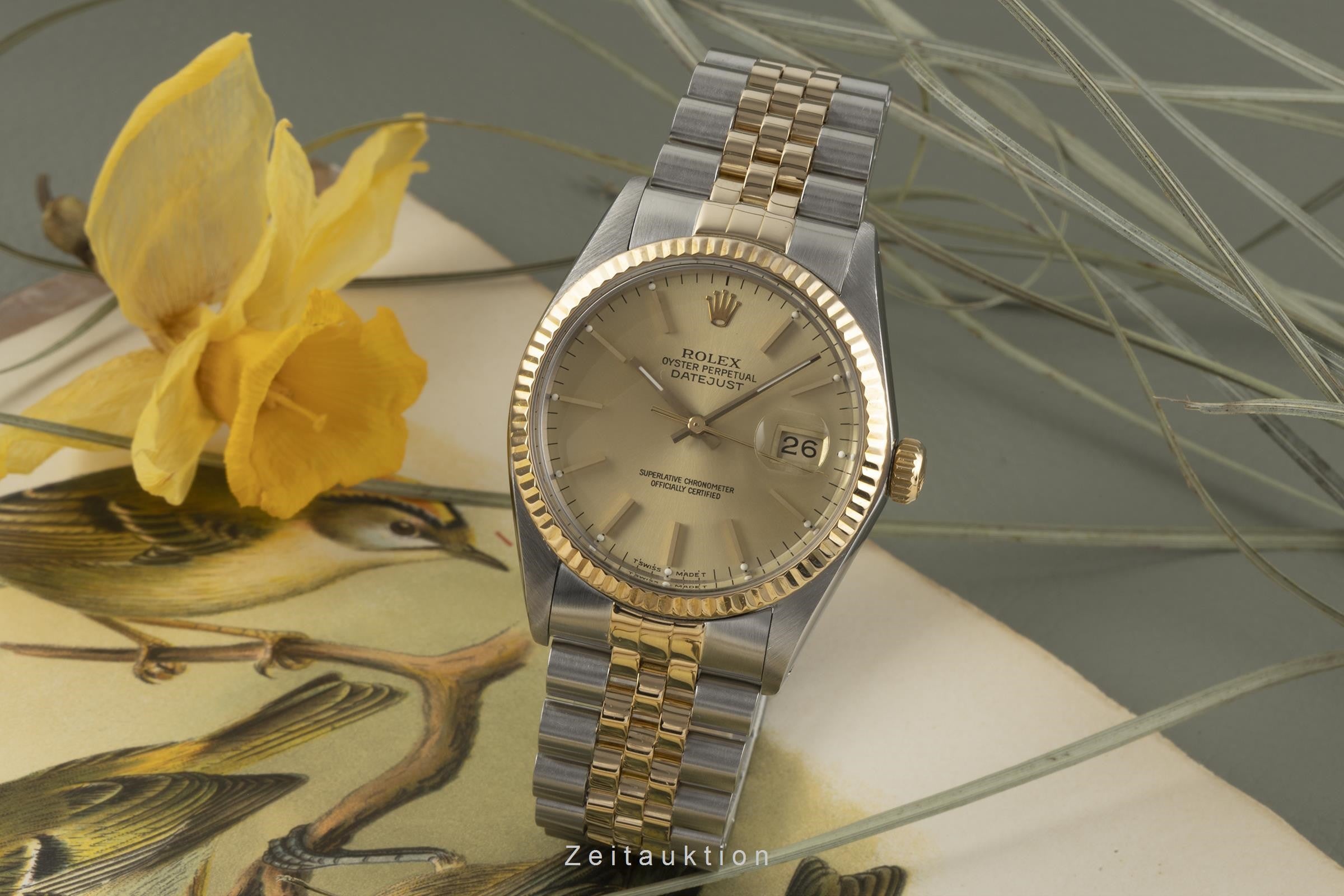 Rolex Datejust 36 Stahl/Gold Automatik Oyster Perpetual Ref. 16013 [2300397]