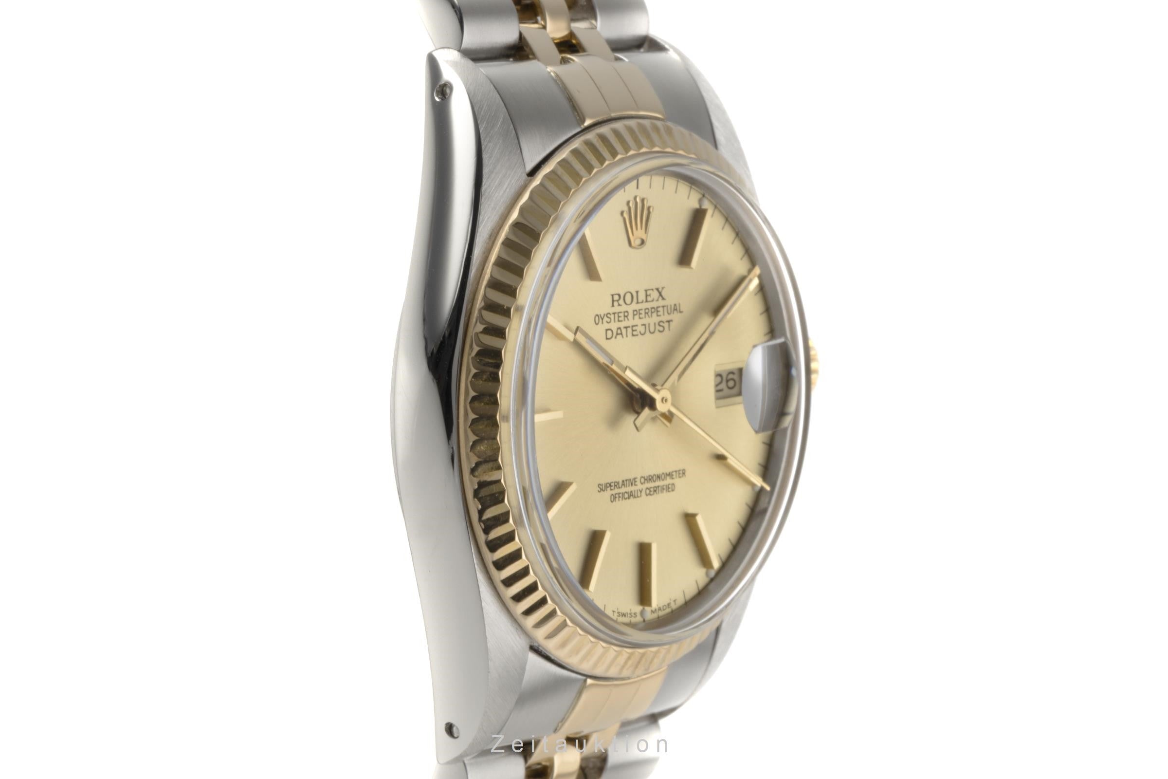 Rolex Datejust 36 Stahl/Gold Automatik Oyster Perpetual Ref. 16013 [2300397]